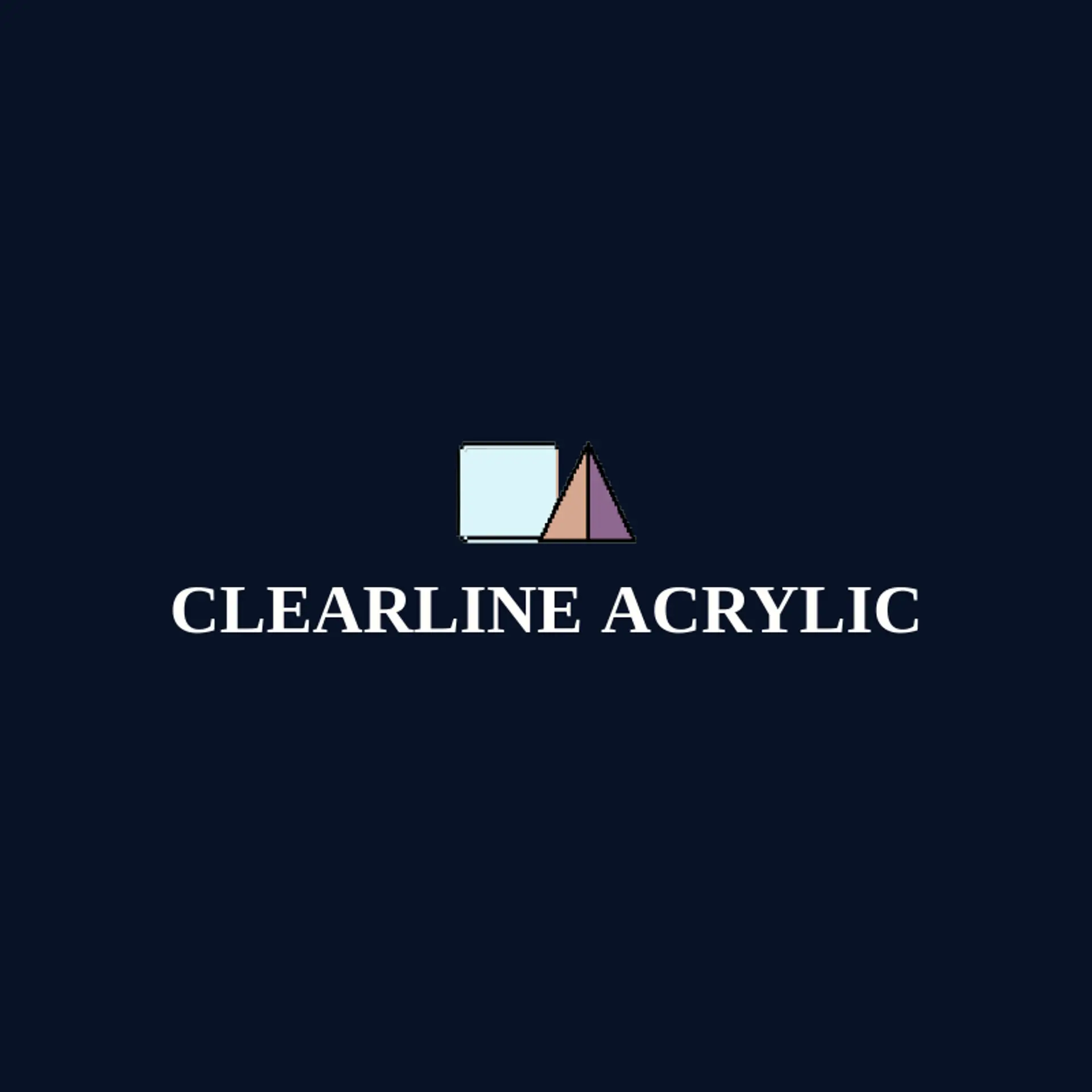 Clearline Acrylic logo for acrylic