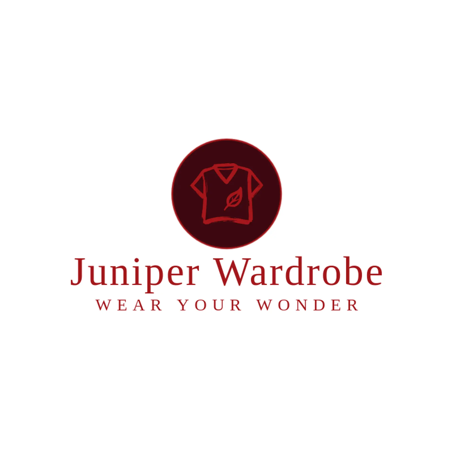 Juniper Wardrobe logo for clothing store