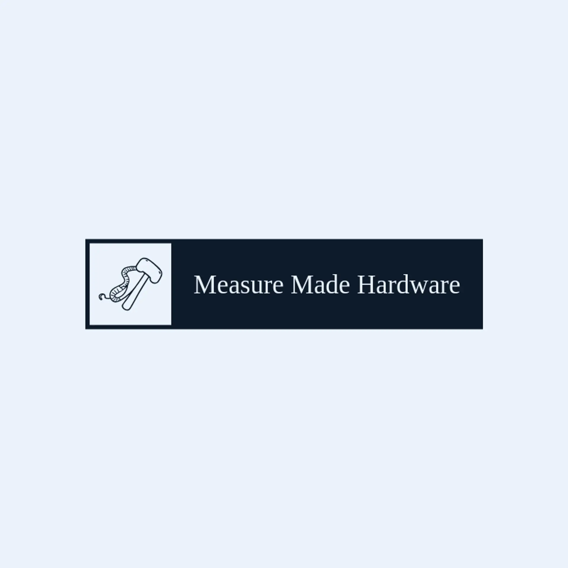 Measure Made Hardware logo for hammer
