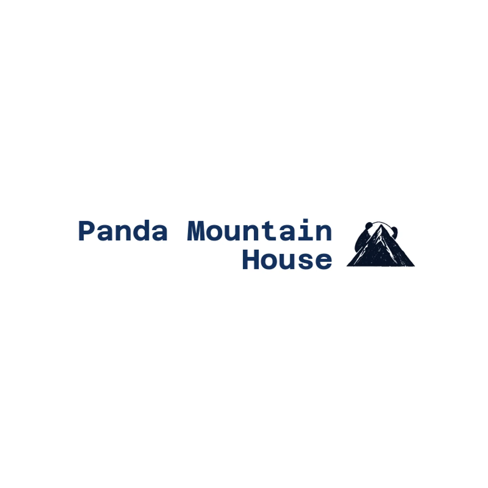 Panda Mountain House logo for panda