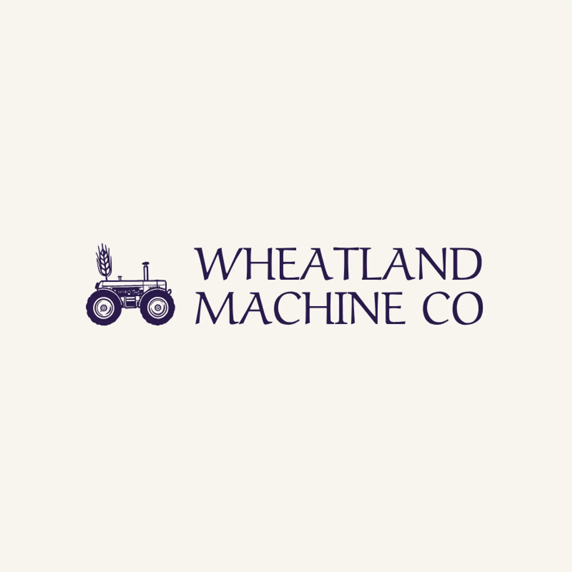 Wheatland Machine Co logo for tractor