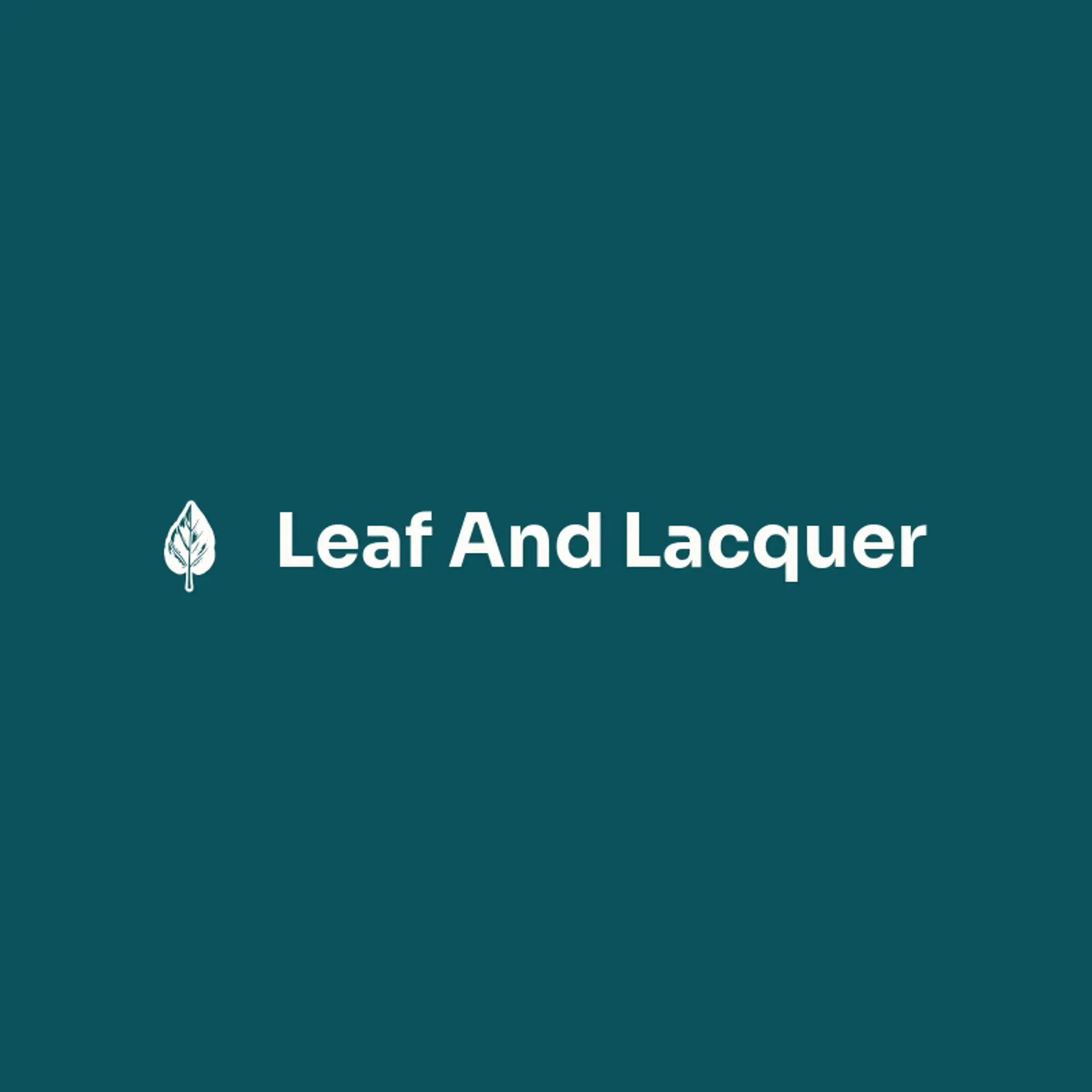 Leaf And Lacquer logo for nail