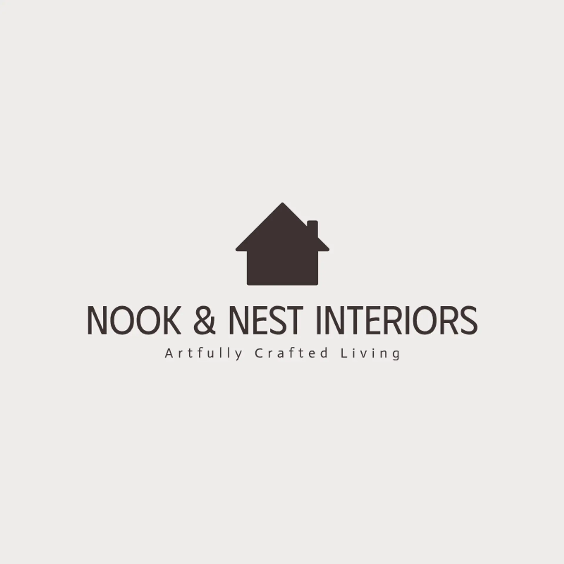 Nook & Nest Interiors logo for interior design