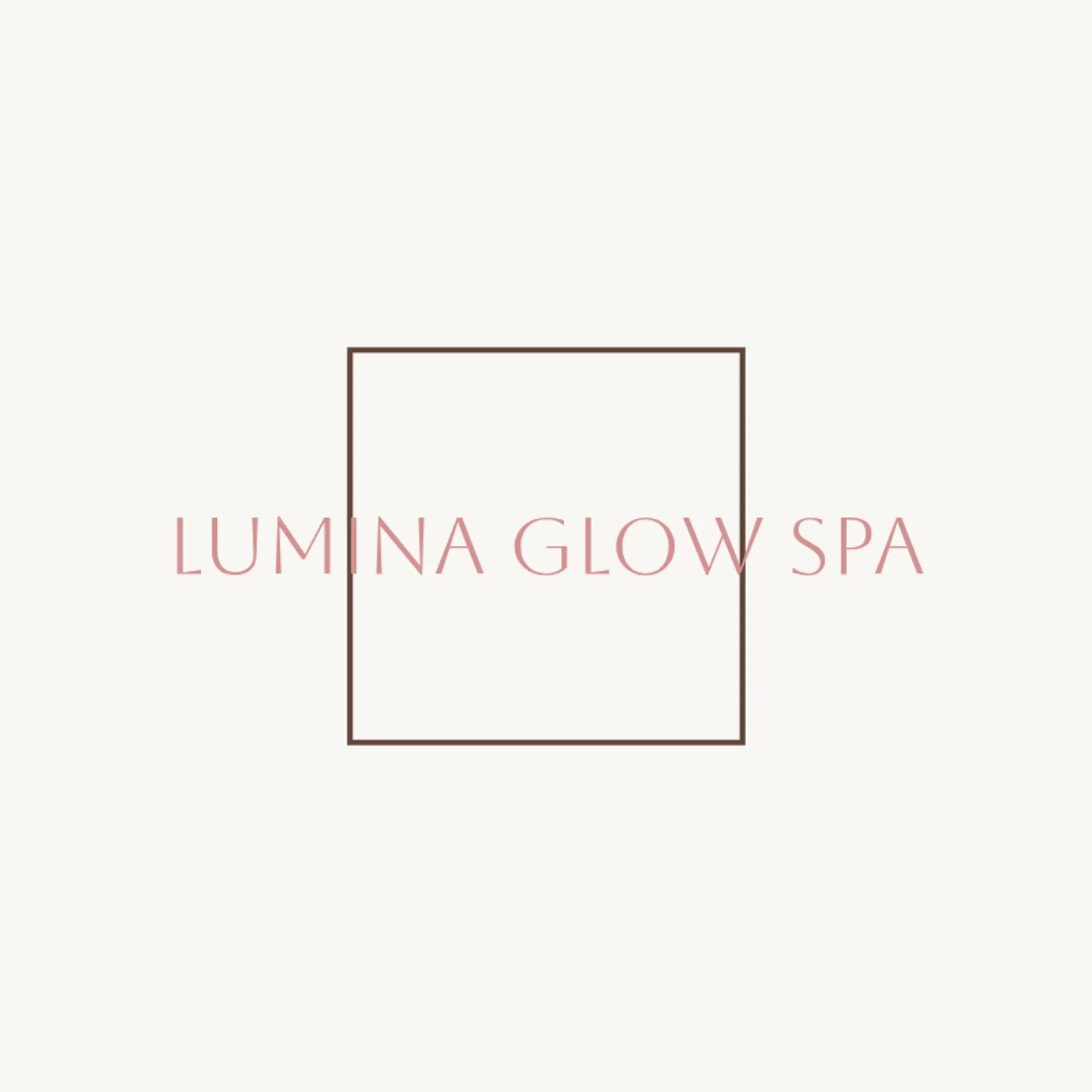 Serenity Glow Salon & Spa logo for salon and spa