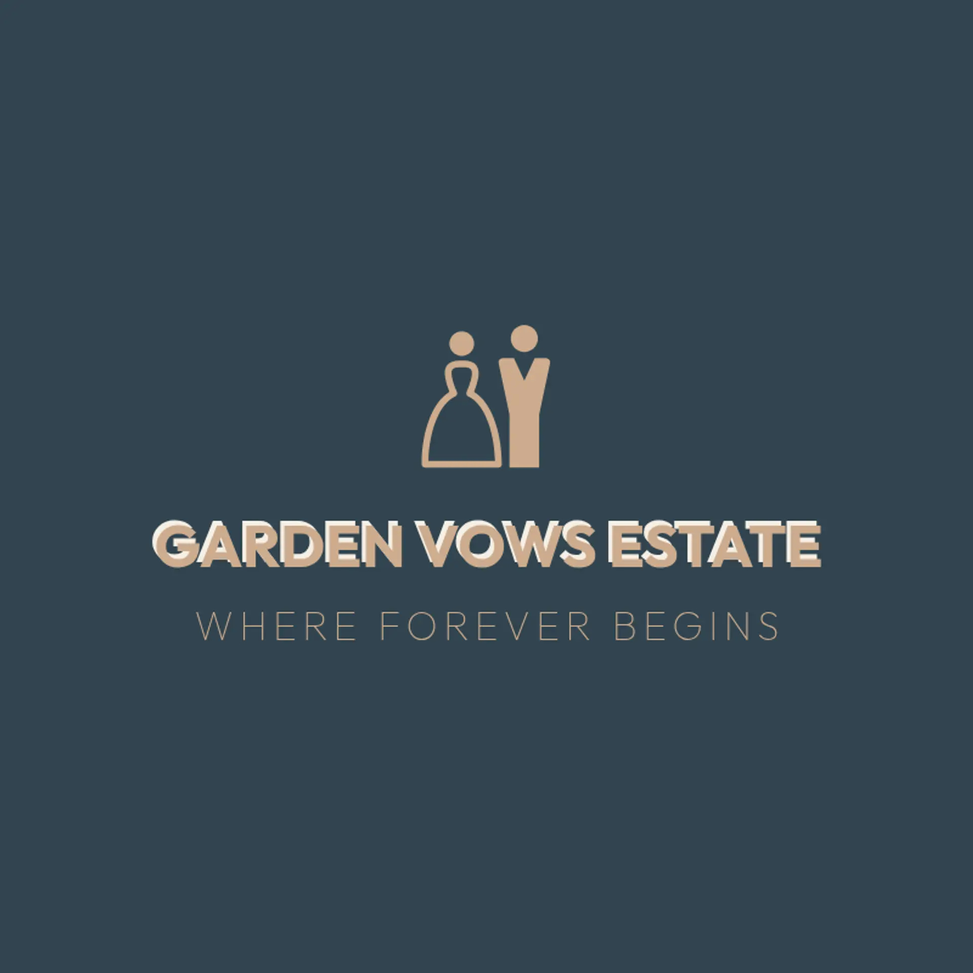 Garden Vows Estate logo for wedding venue