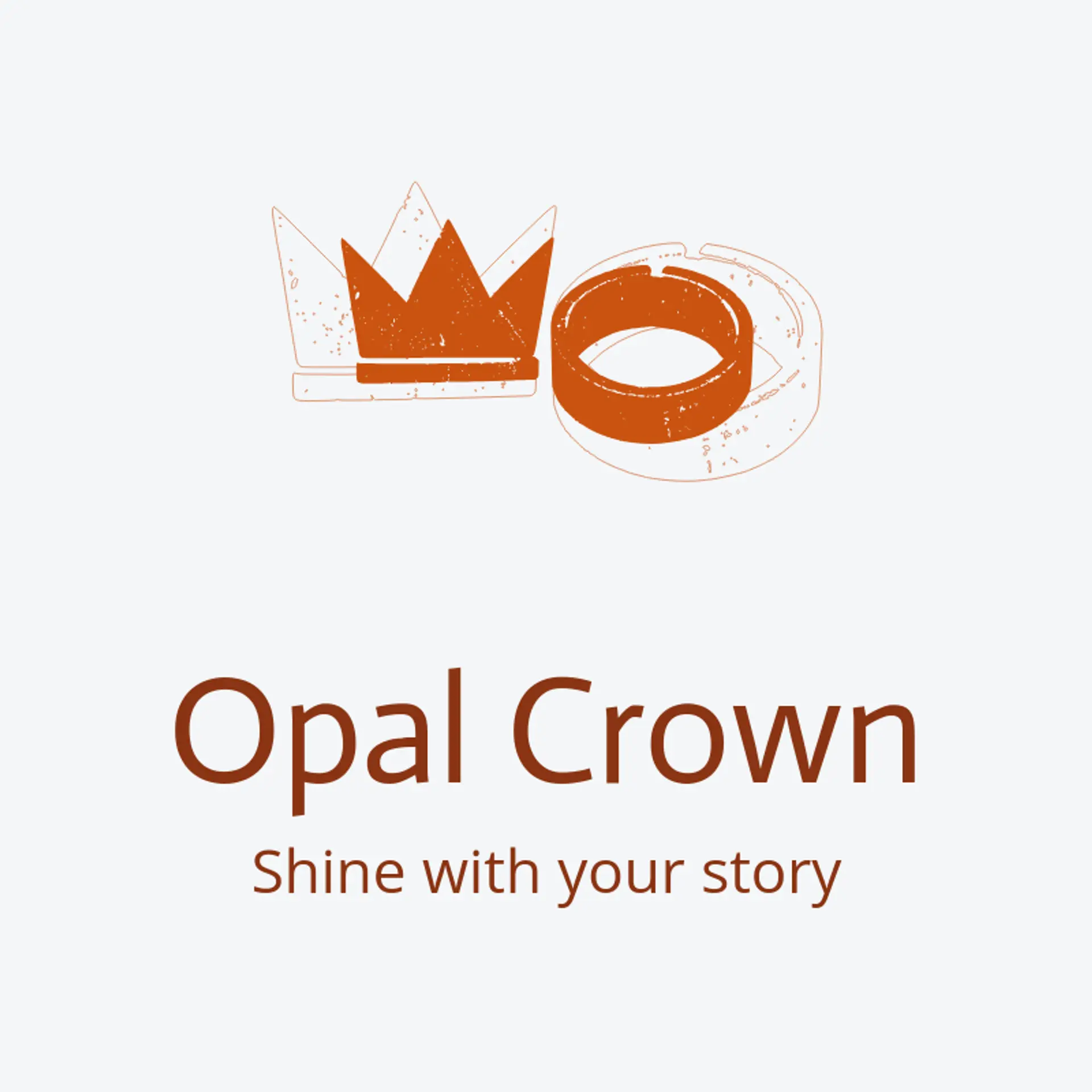 Opal Crown logo for bangle