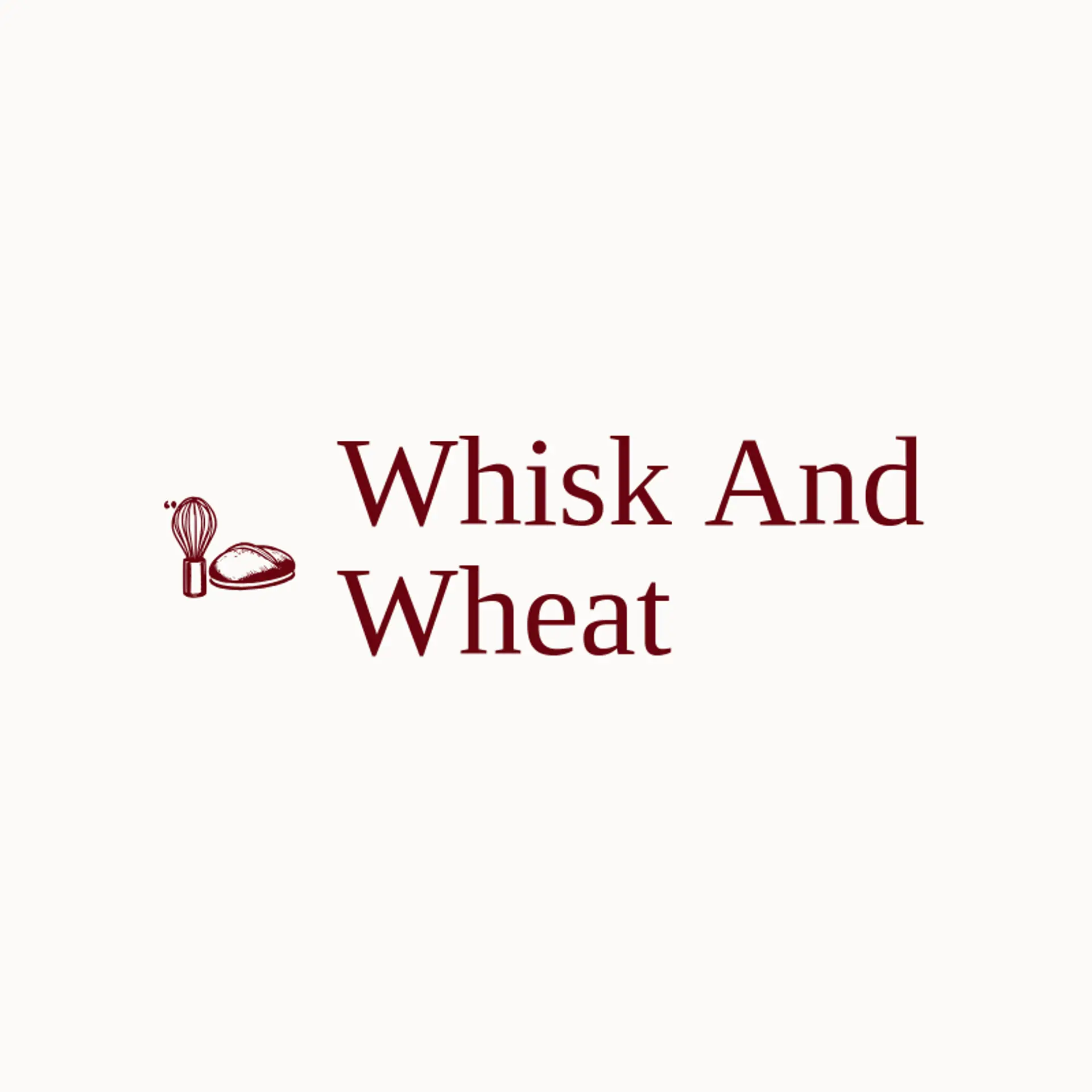 Whisk And Wheat logo for bread