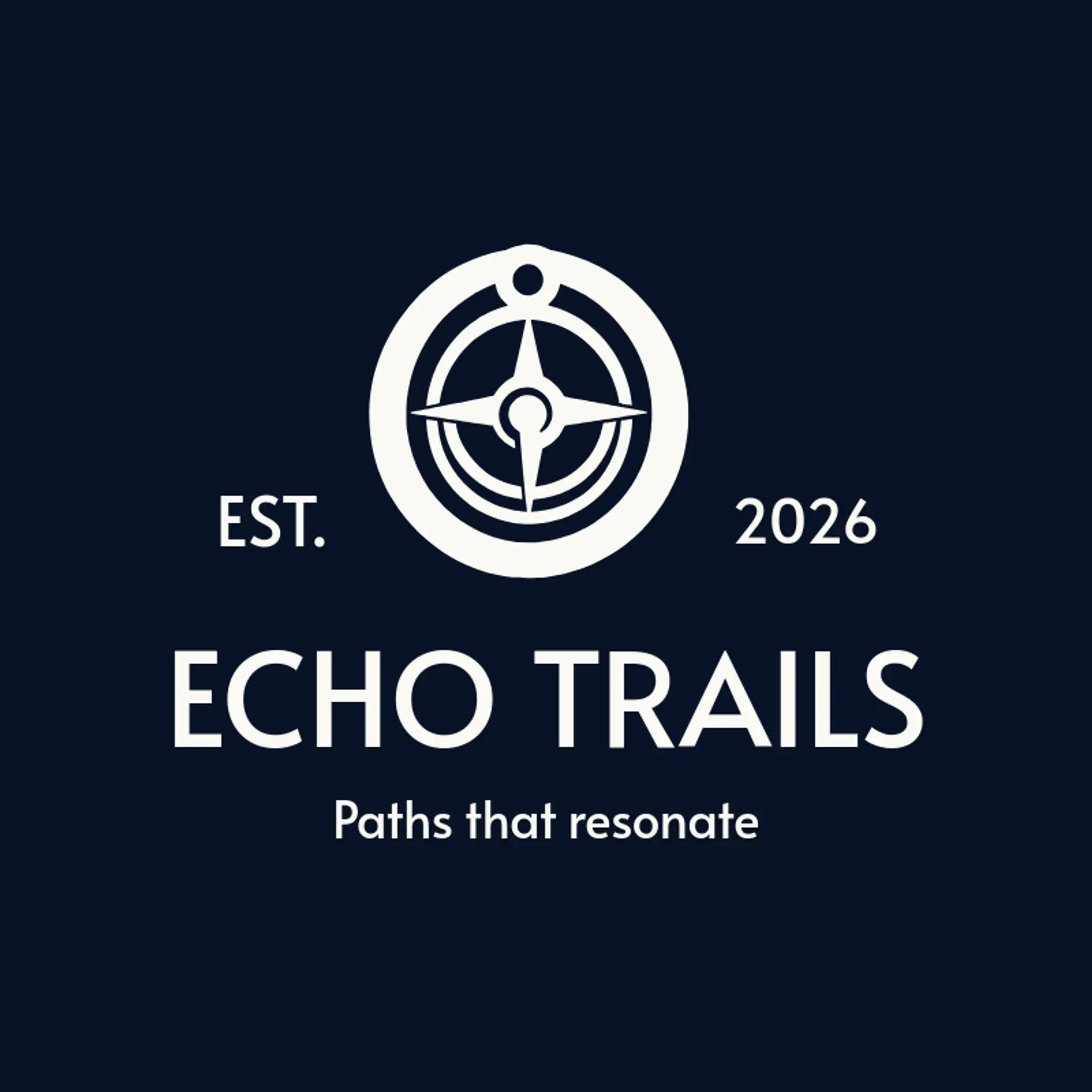 Echo Trails logo for compass