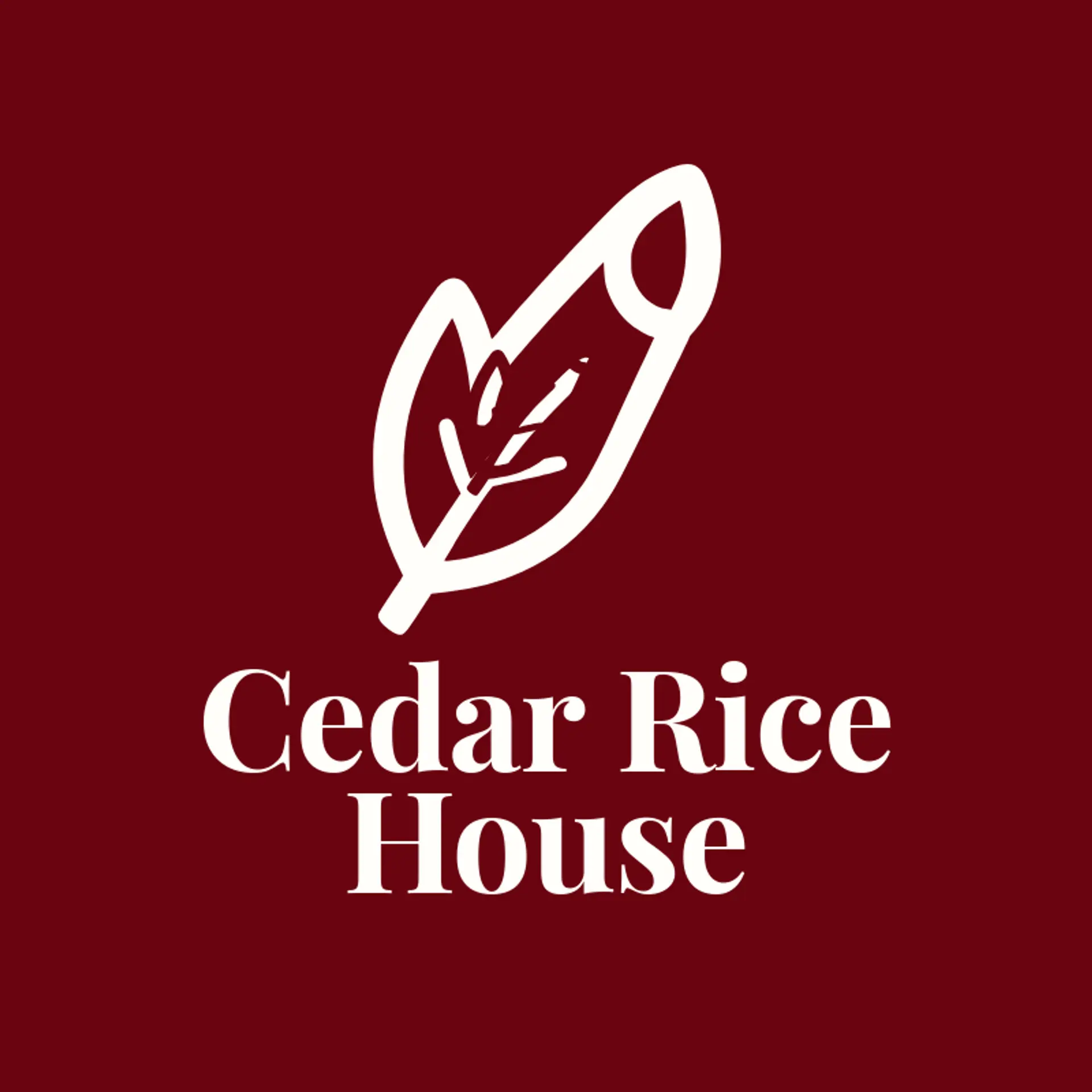 Cedar Rice House logo for rice