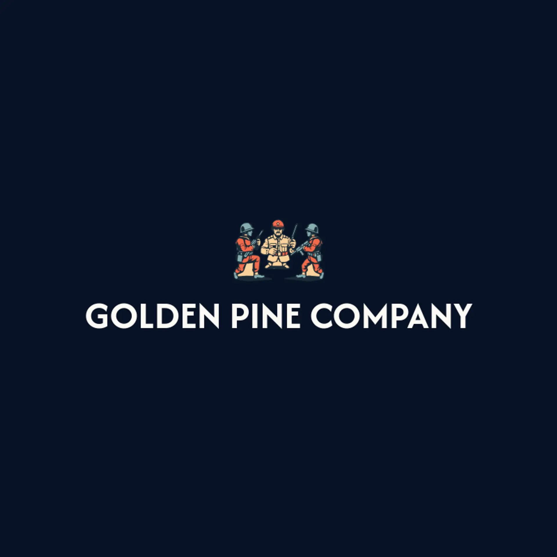 Golden Pine Company logo for infantry