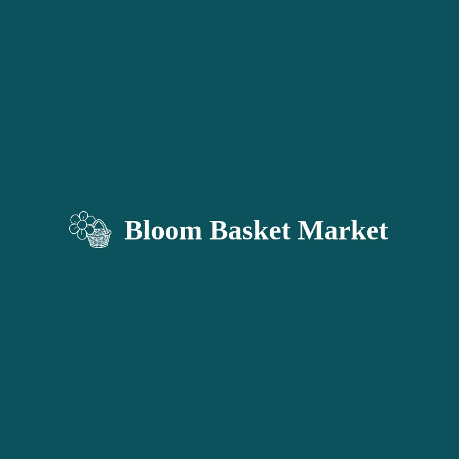 Bloom Basket Market logo for blossom