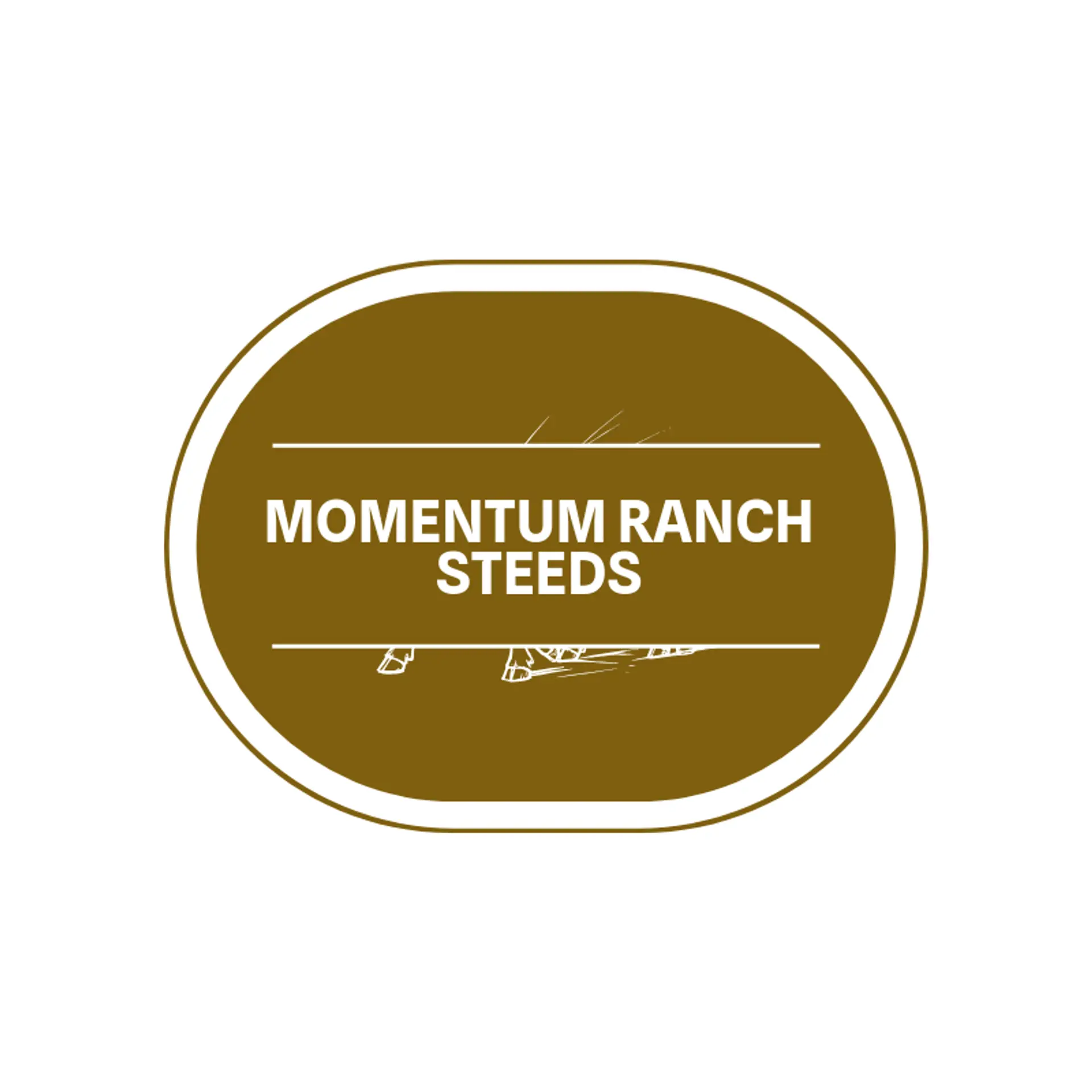 Momentum Ranch Steeds logo for bull