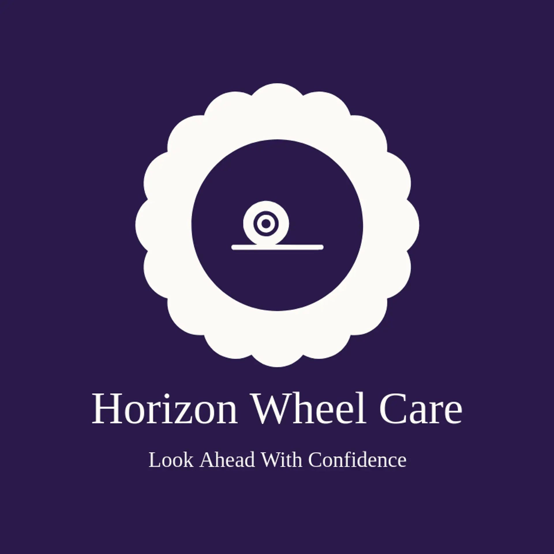 Horizon Wheel Care logo for tire shop