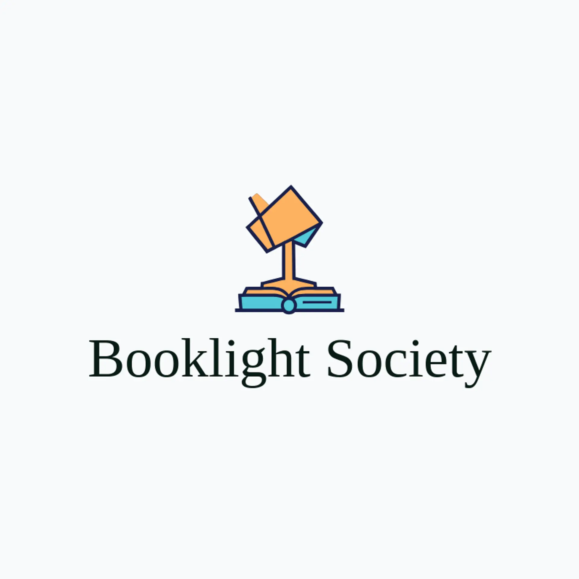 Booklight Society logo for book club