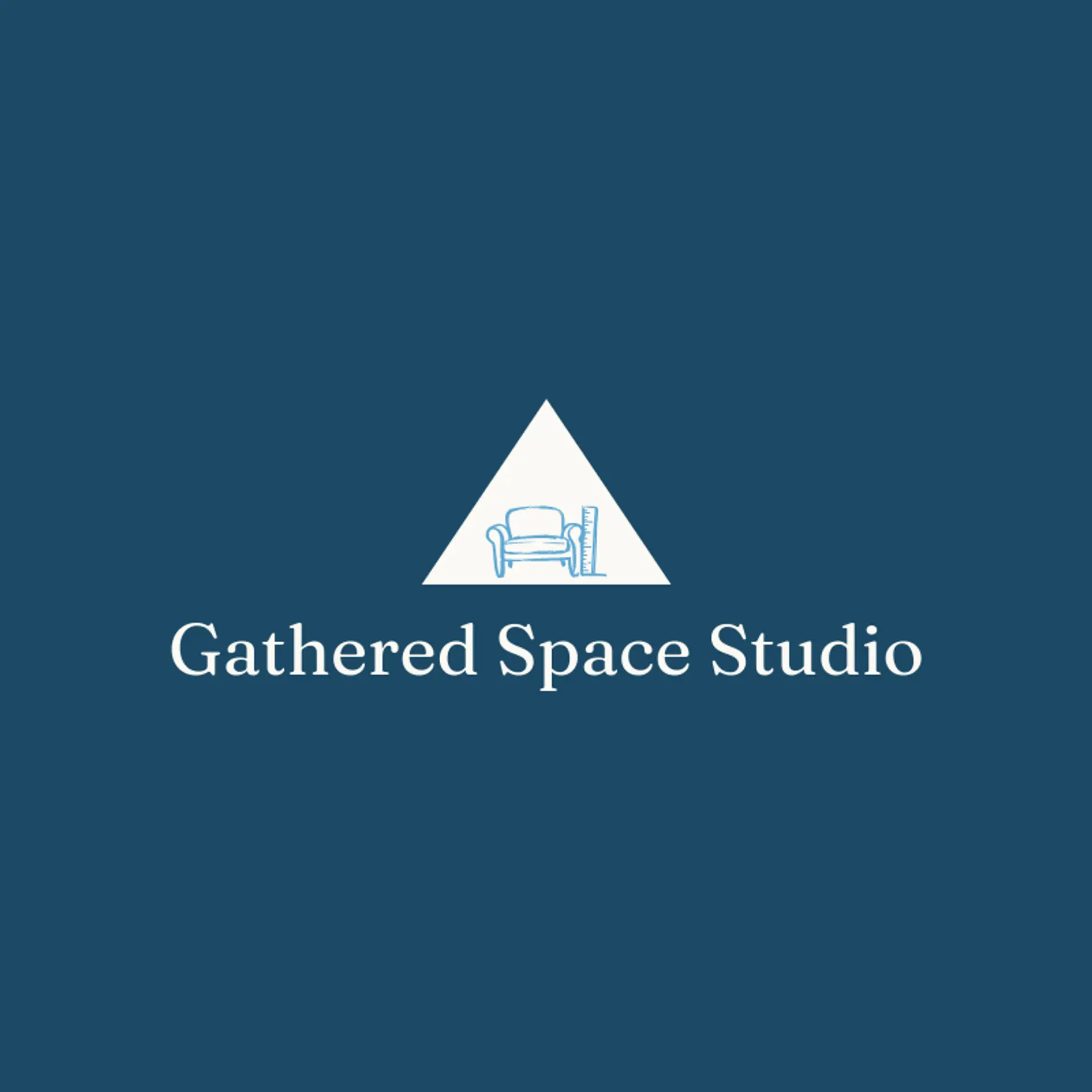 Gathered Space Studio logo for interior