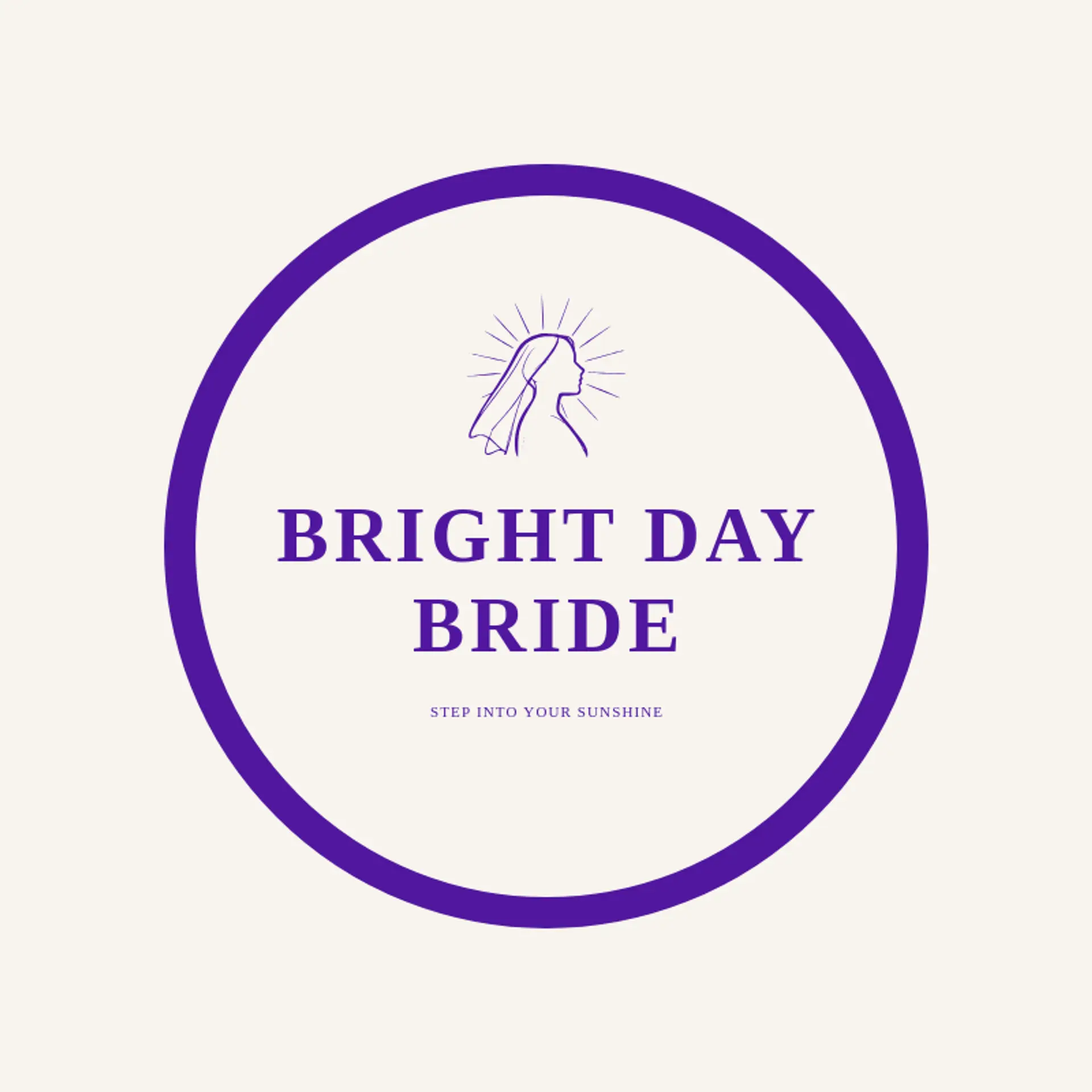 Bright Day Bride logo for bride