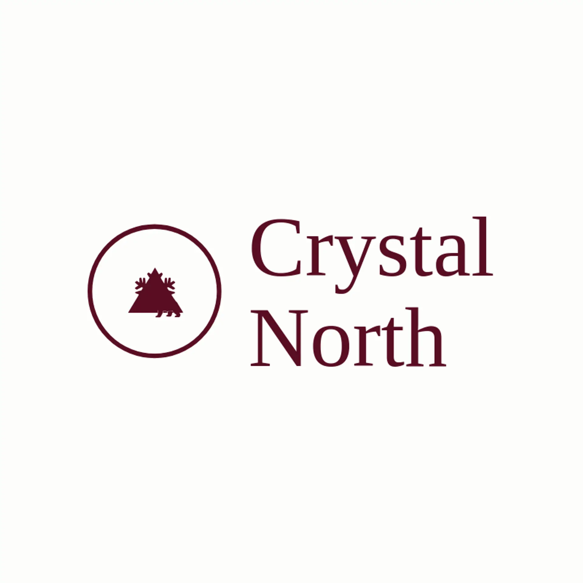 Crystal North logo for polar bear