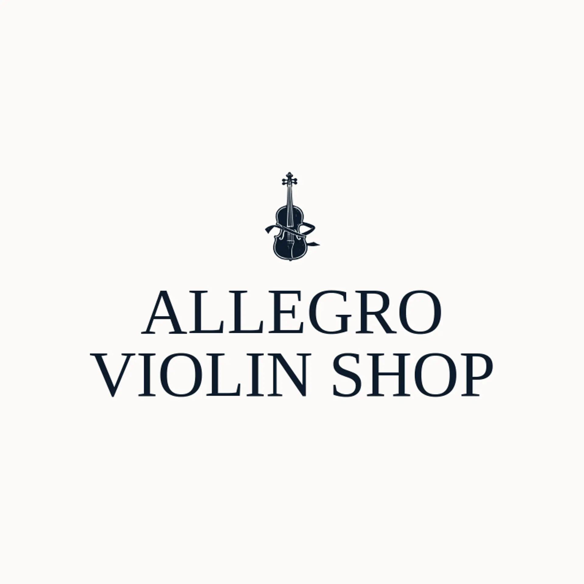 Allegro Violin Shop logo for violin
