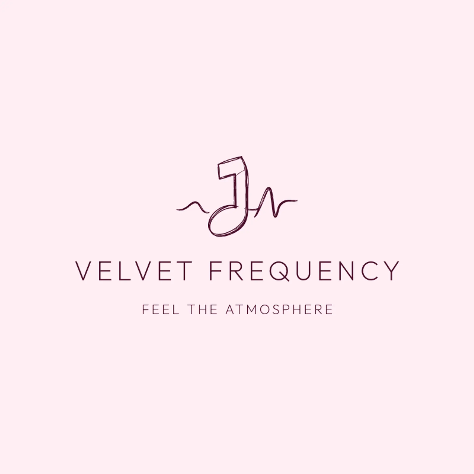 Velvet Frequency logo for sound