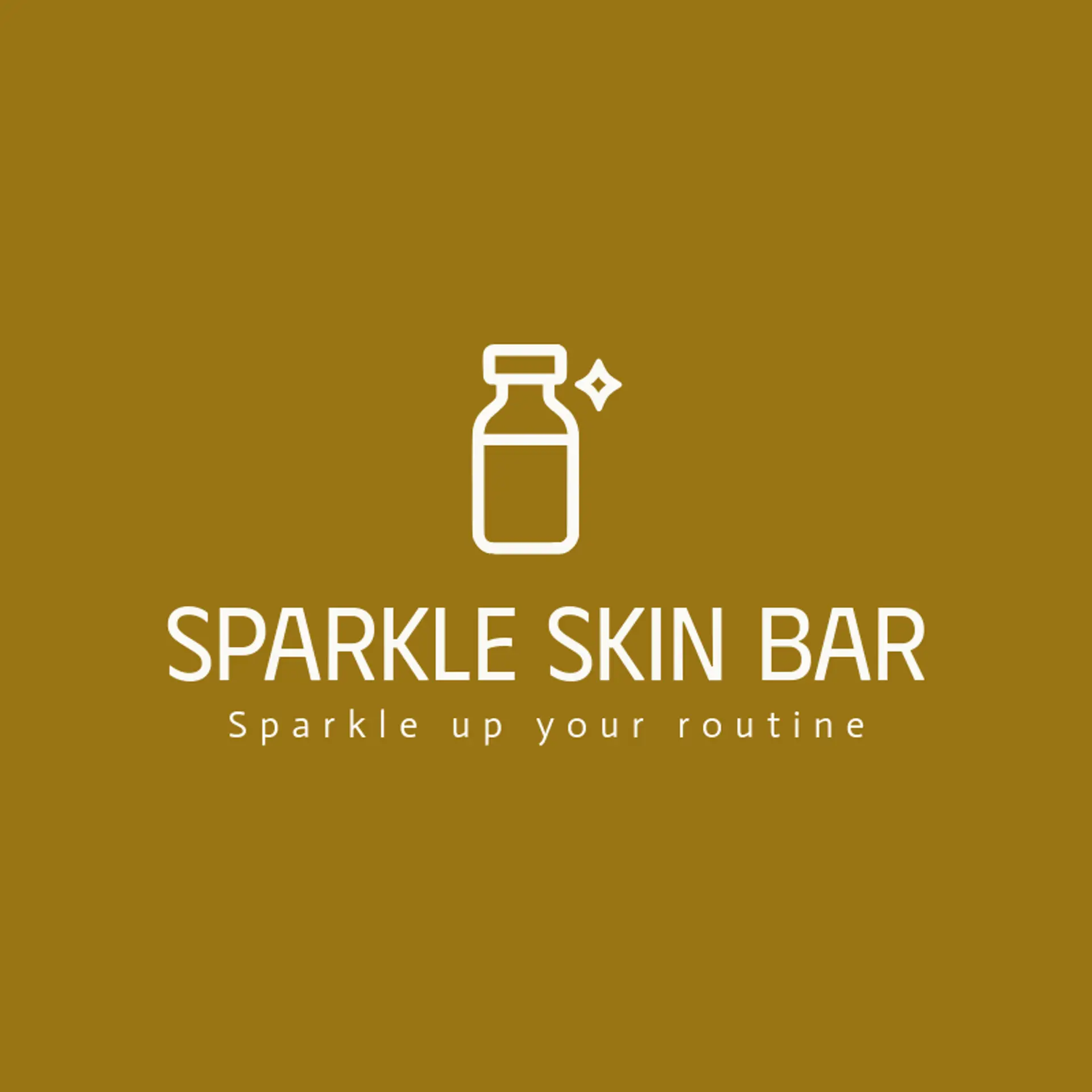Sparkle Skin Bar logo for esthetician