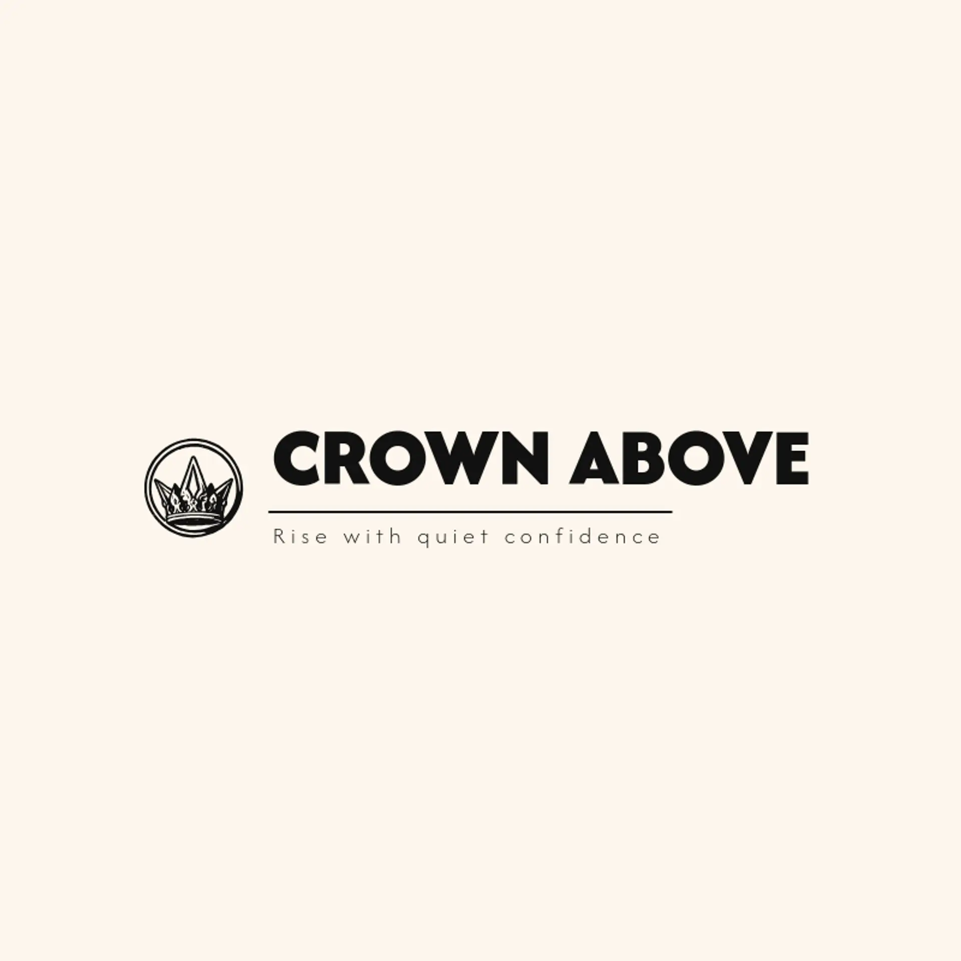 Crown Above logo for angel