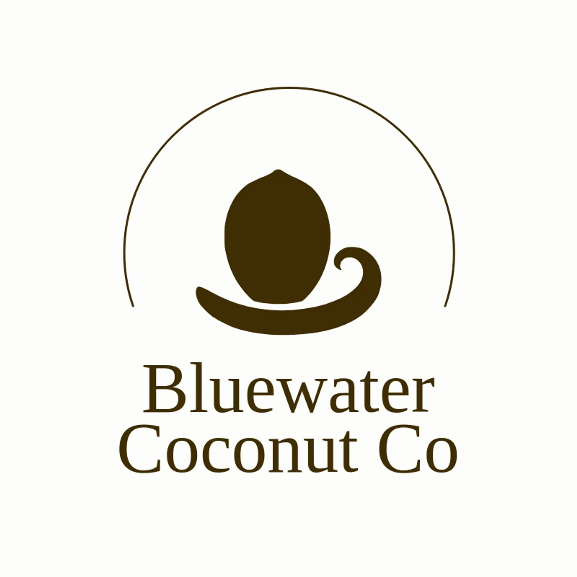 Bluewater Coconut Co logo for coconut