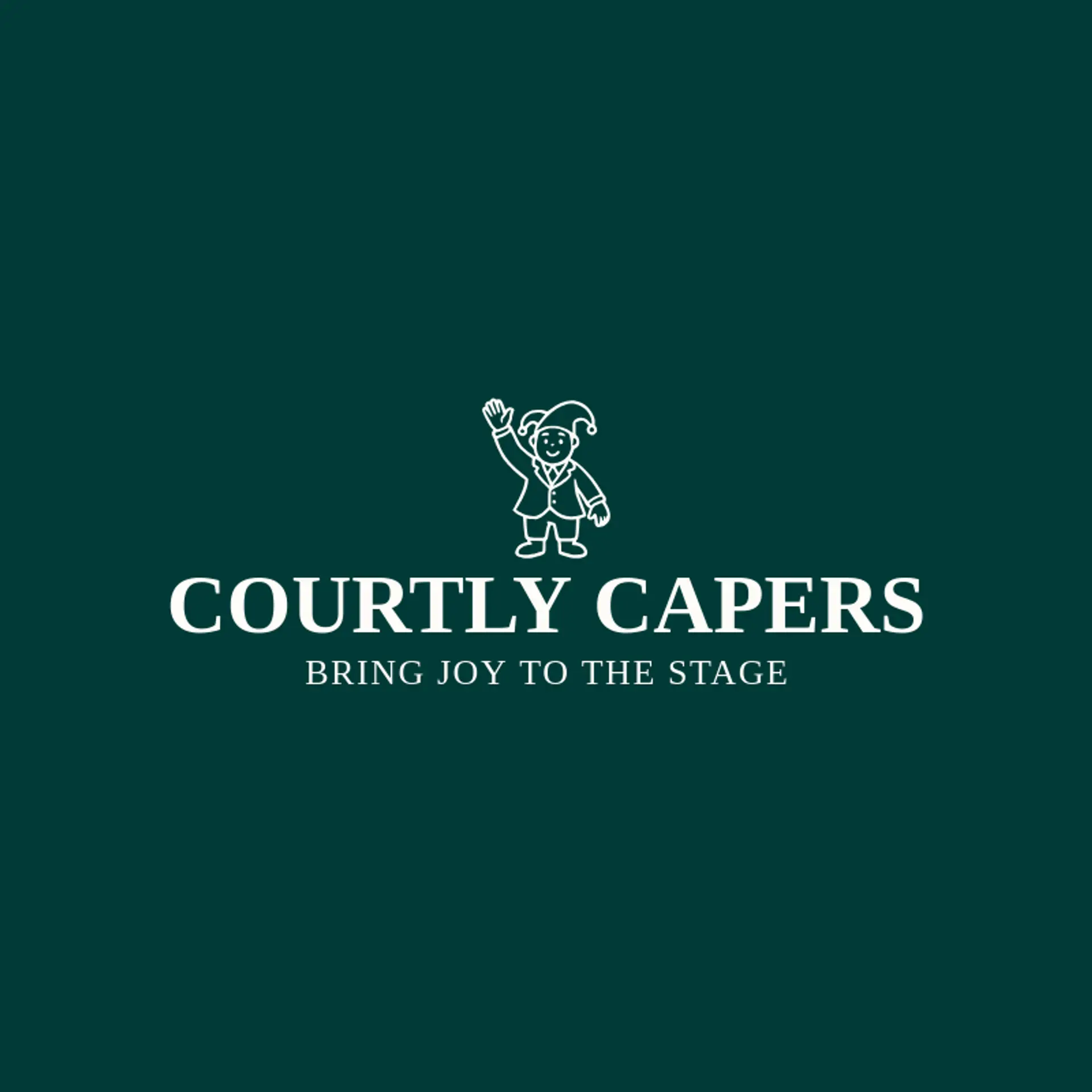 Courtly Capers logo for jester