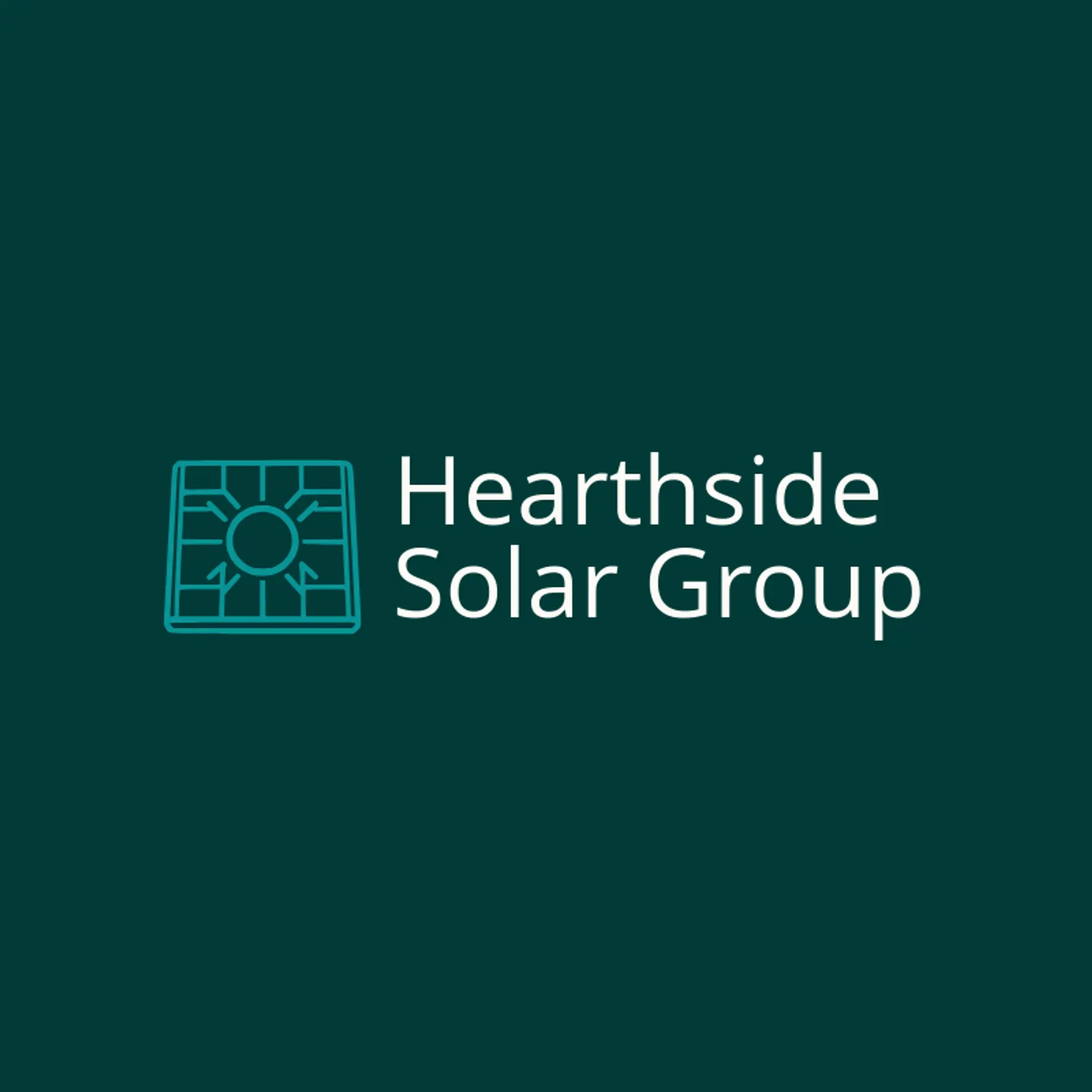 Hearthside Solar Group logo for solar panel