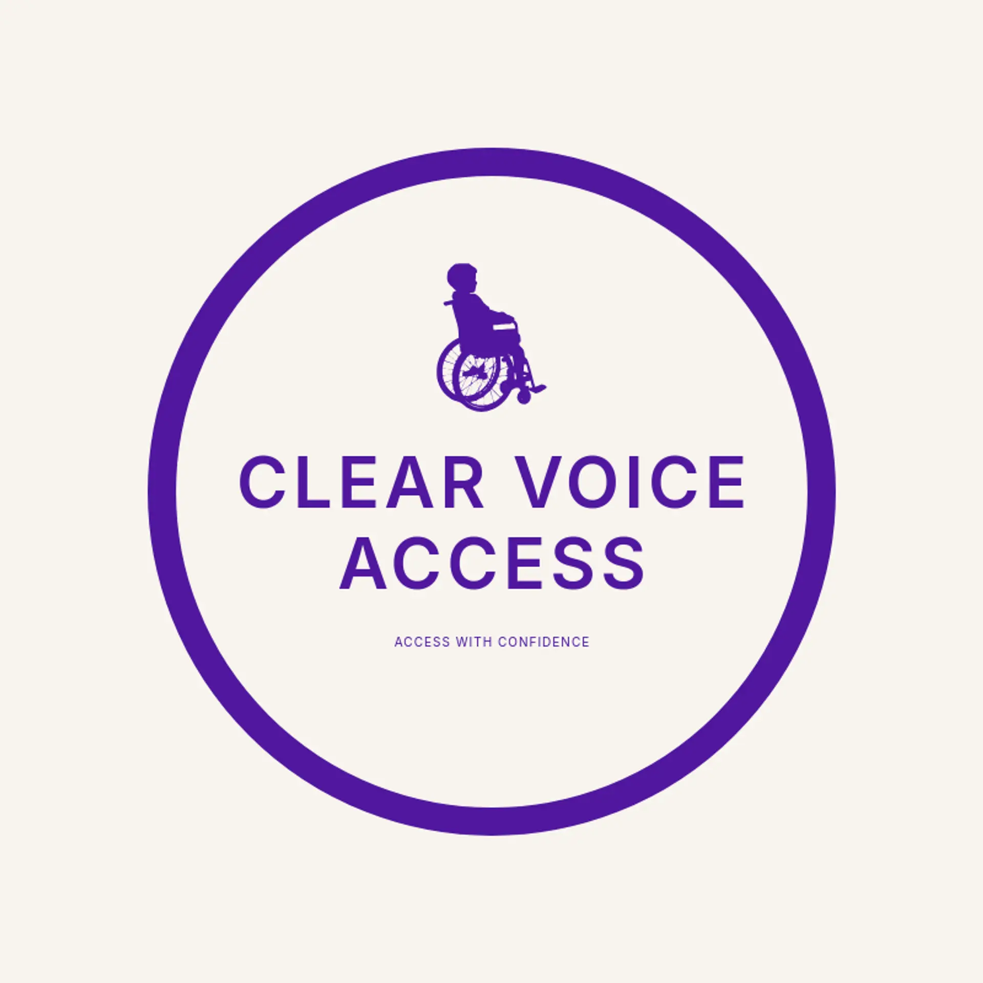 Clear Voice Access logo for accessibility