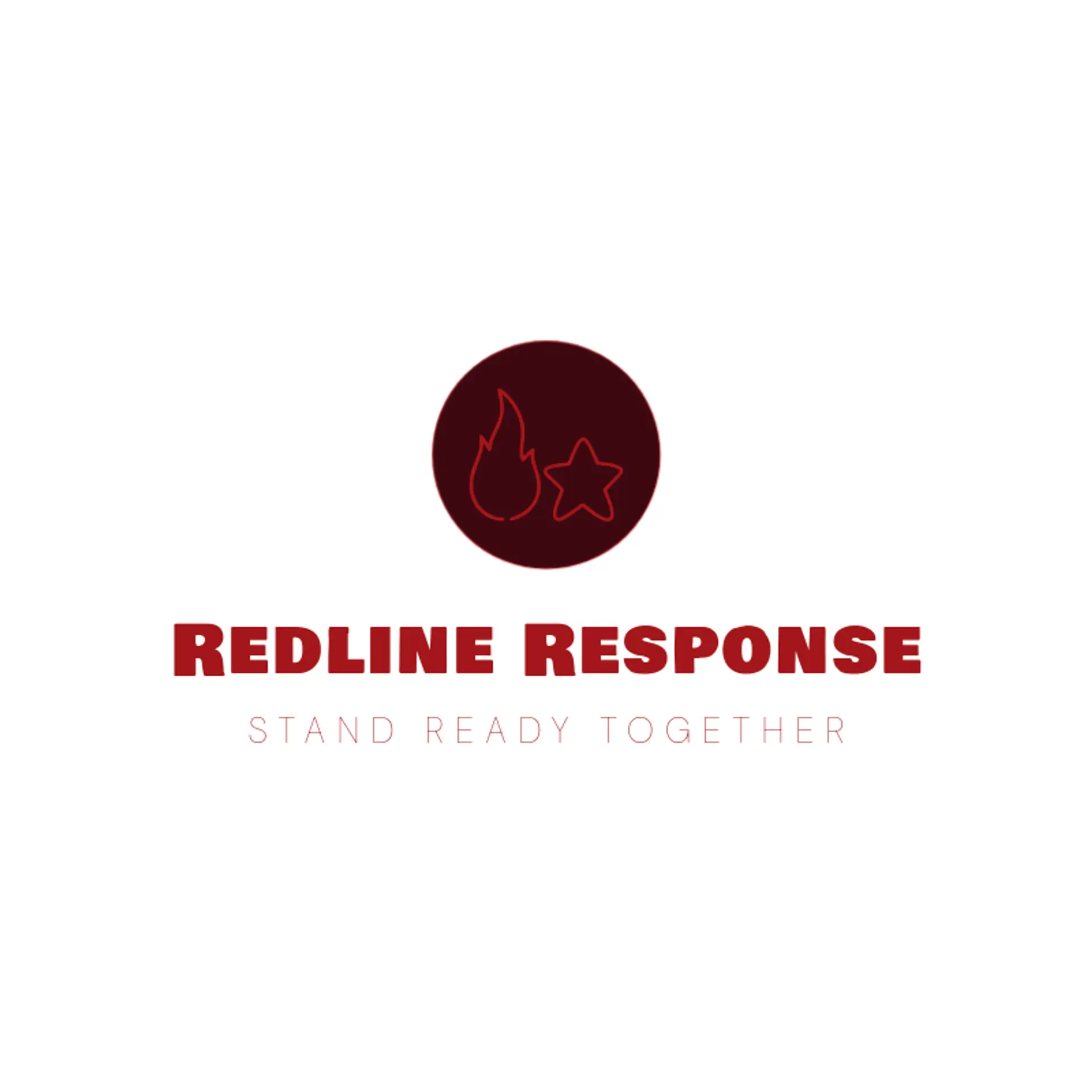 Redline Response logo for fire department
