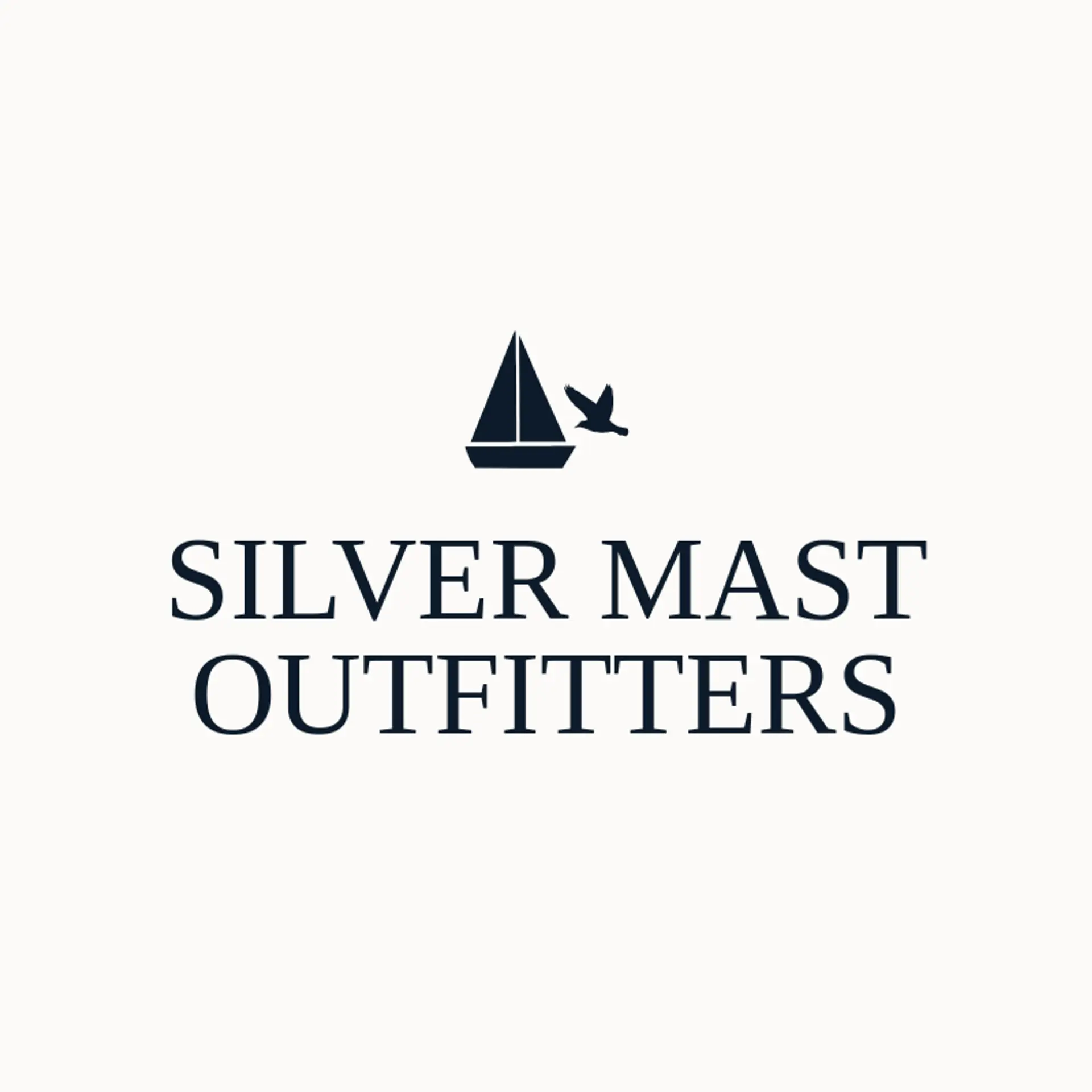 Silver Mast Outfitters logo for sailboat