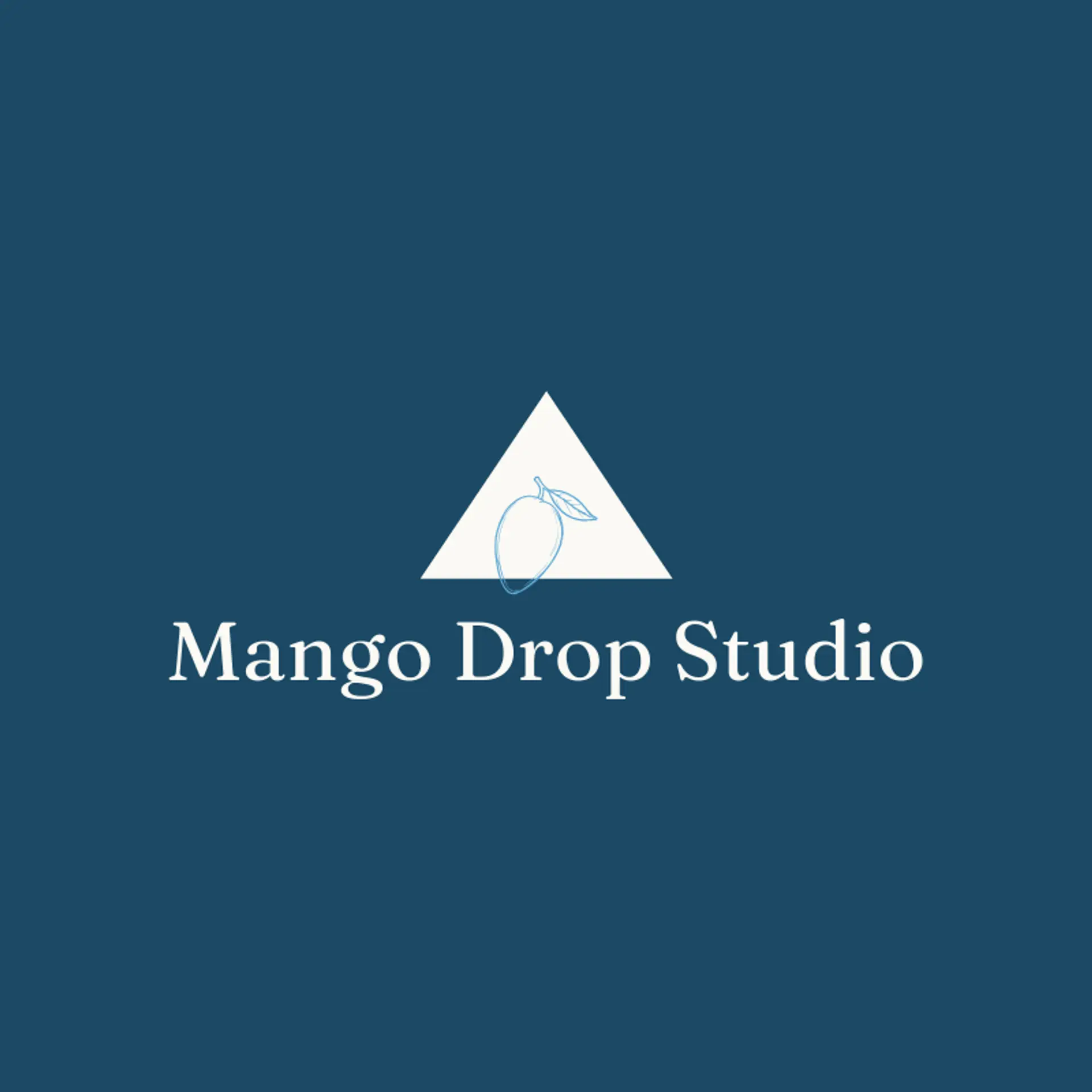 Mango Drop Studio logo for mango