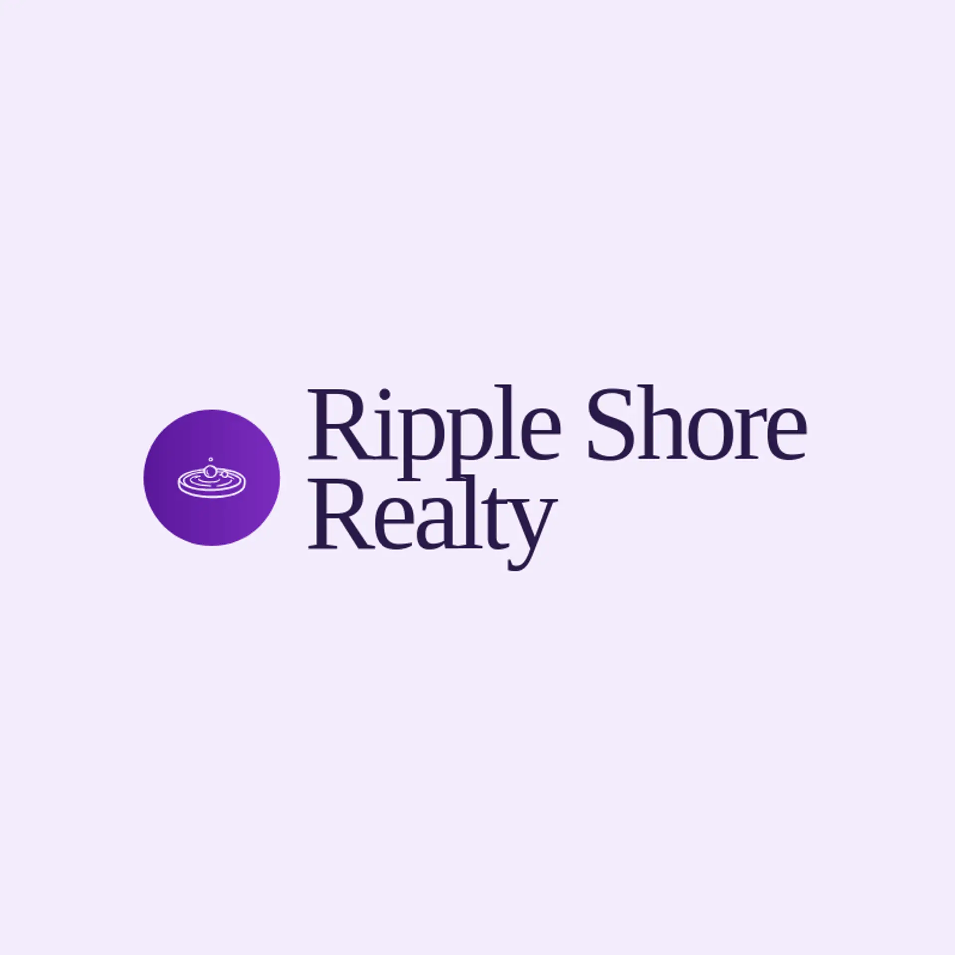 Ripple Shore Realty logo for ripple