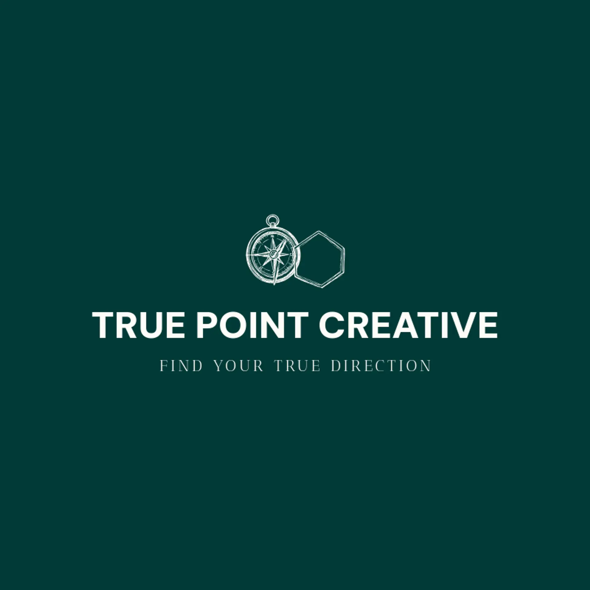 True Point Creative logo for hexagon
