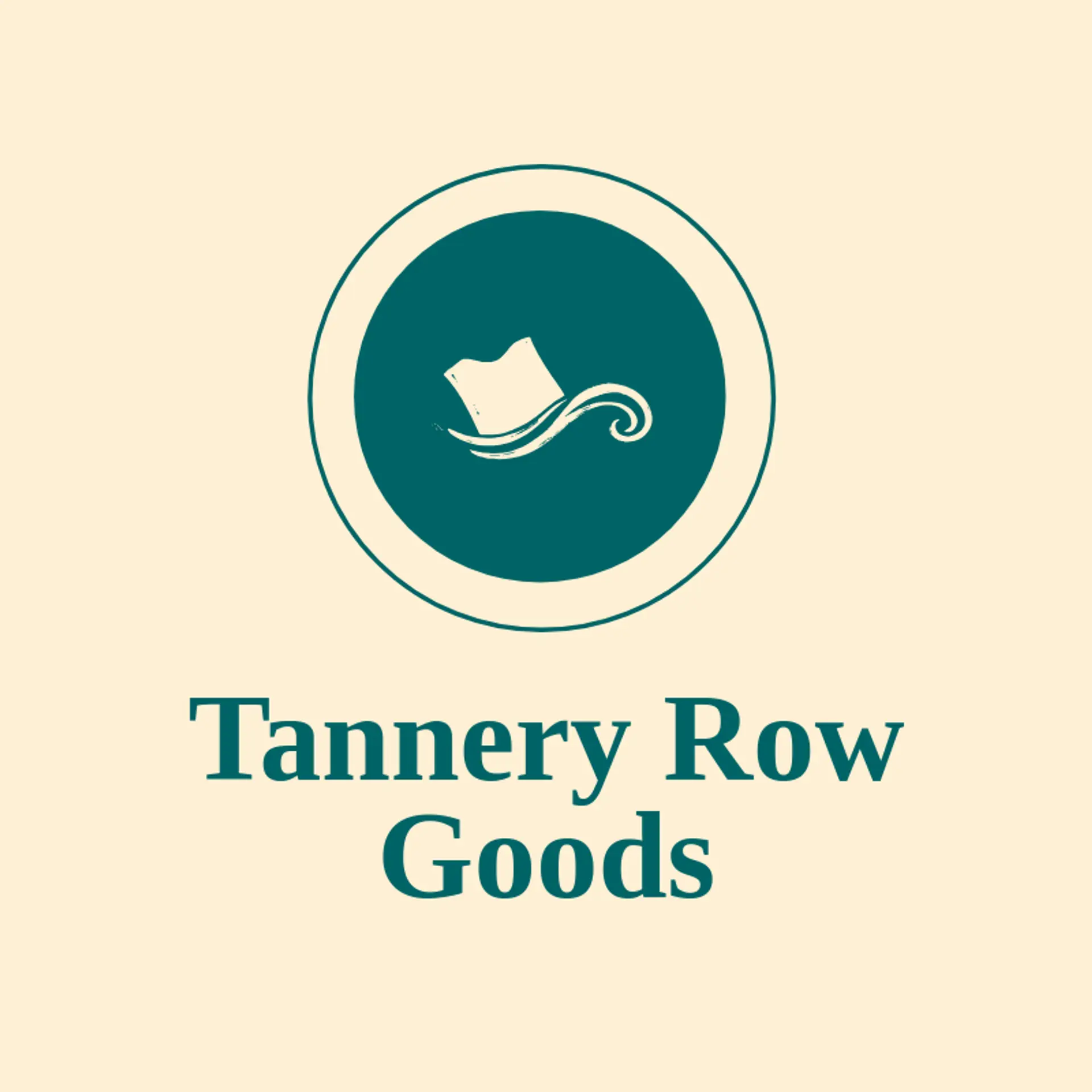 Tannery Row Goods logo for leather