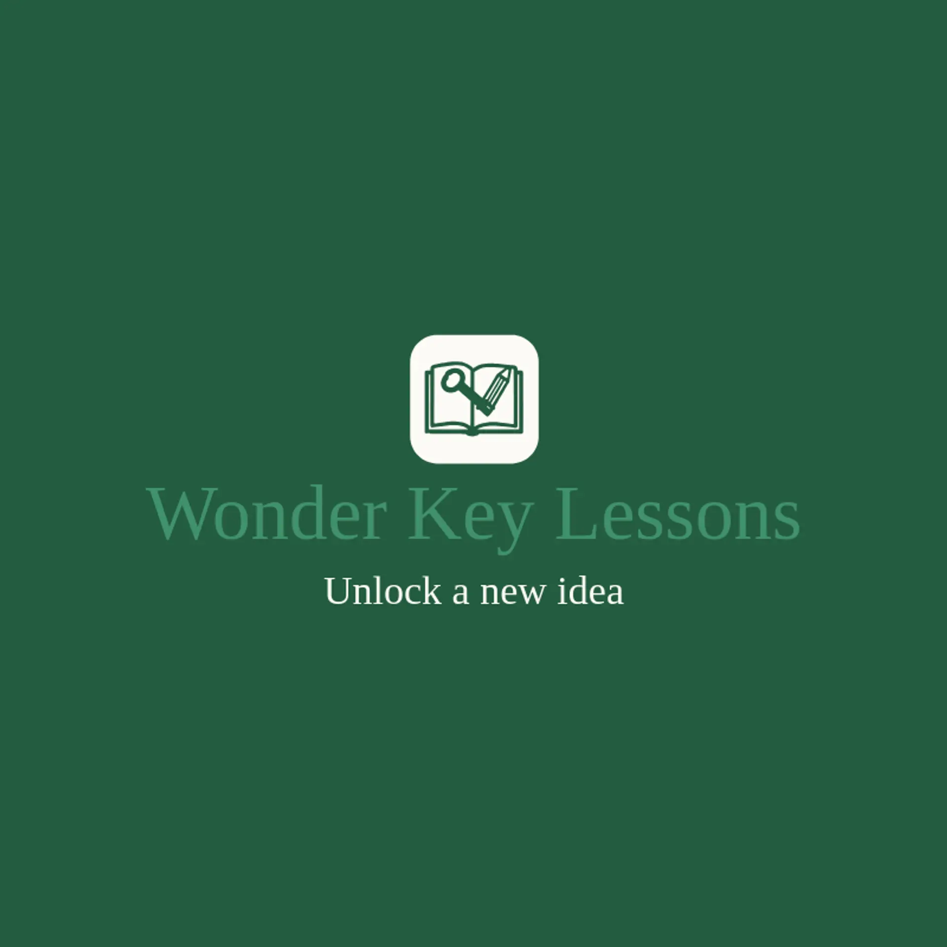 Wonder Key Lessons logo for tutoring