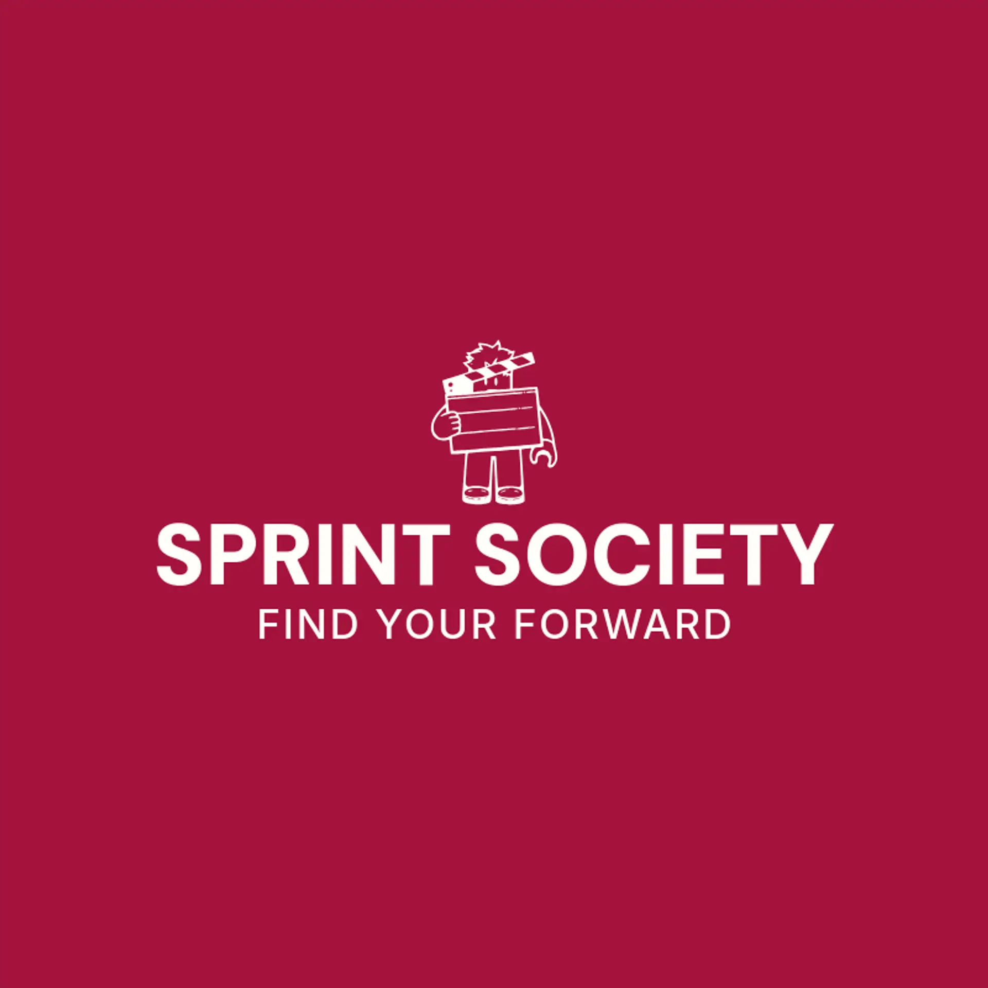 Sprint Society logo for action