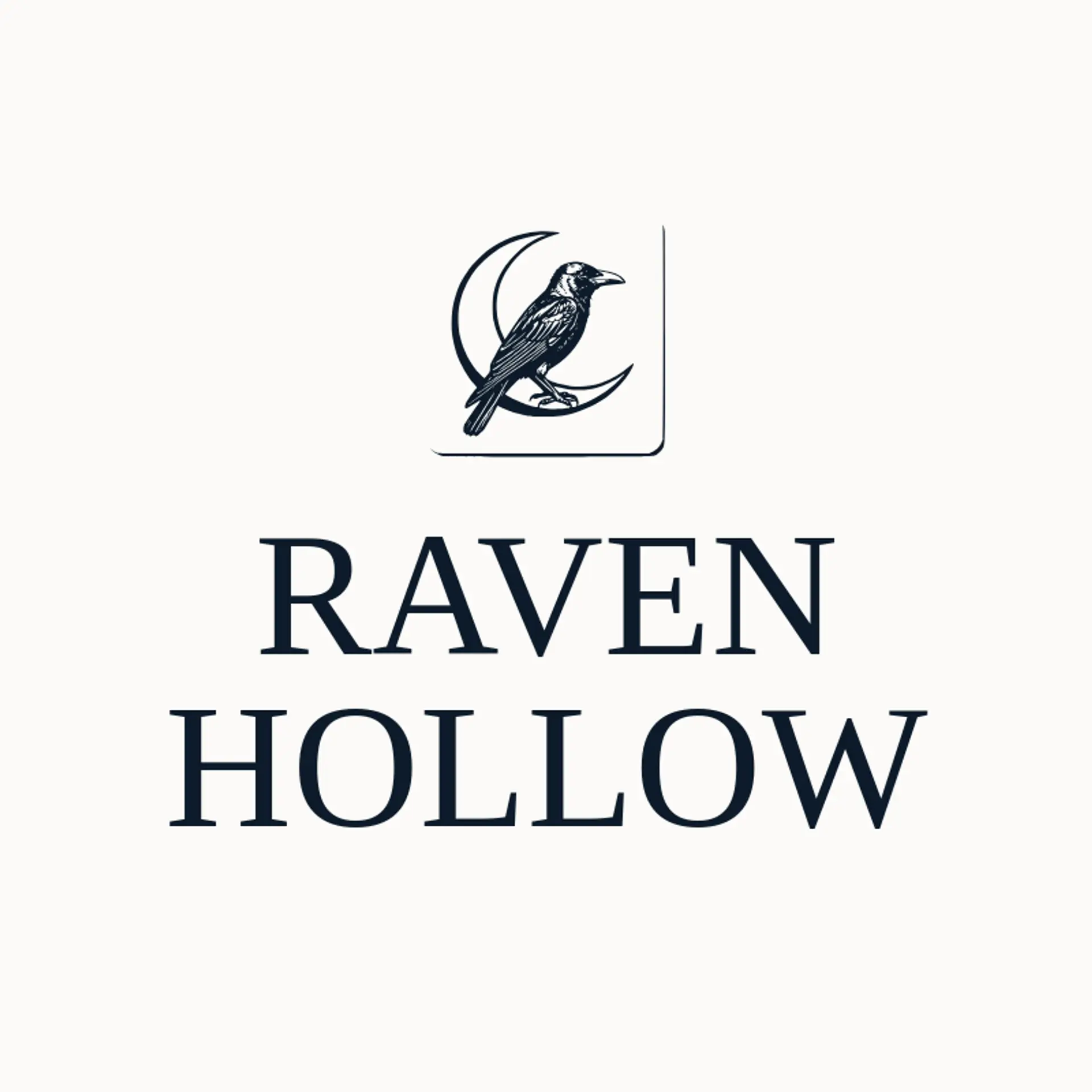 Raven Hollow logo for spooky