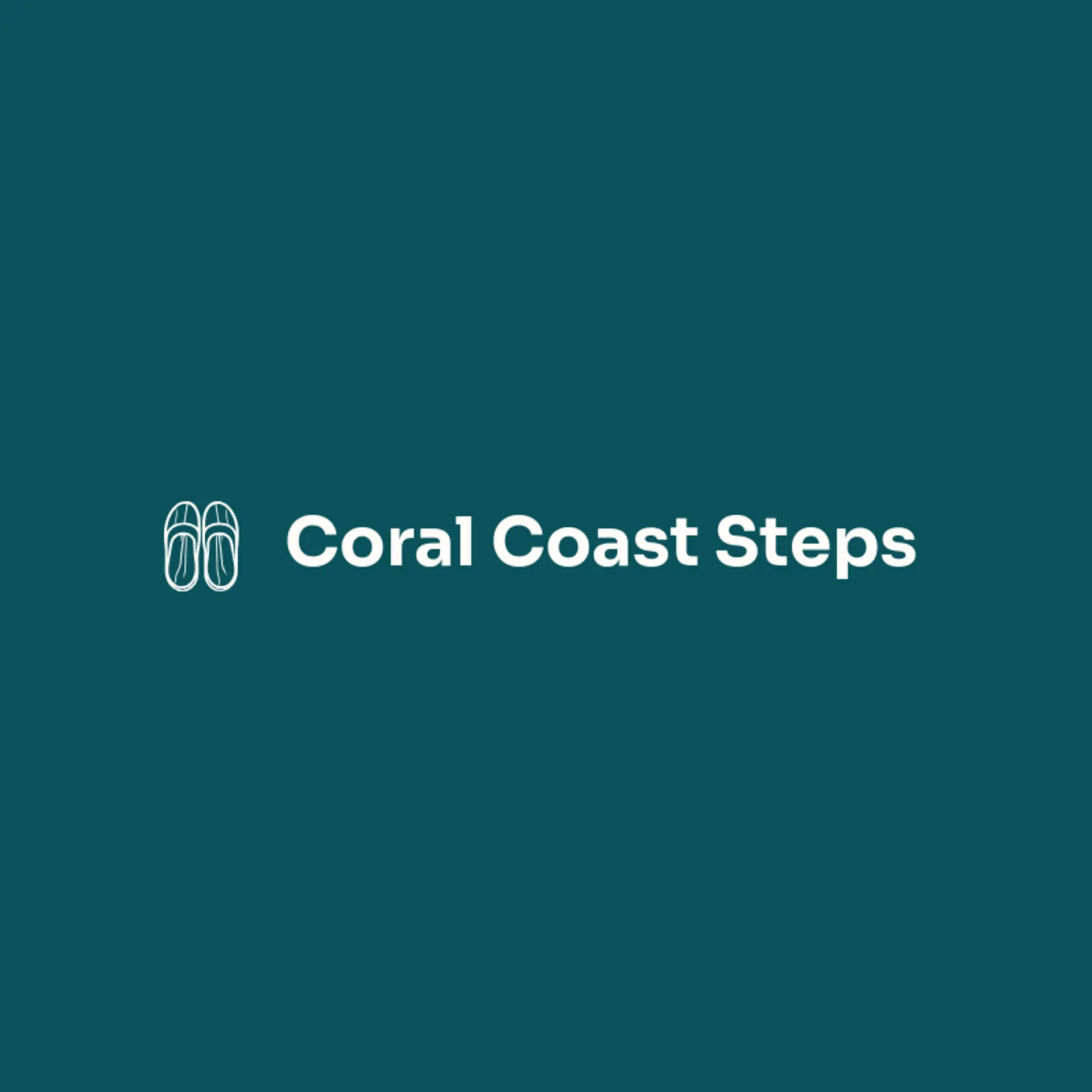 Coral Coast Steps logo for sandals
