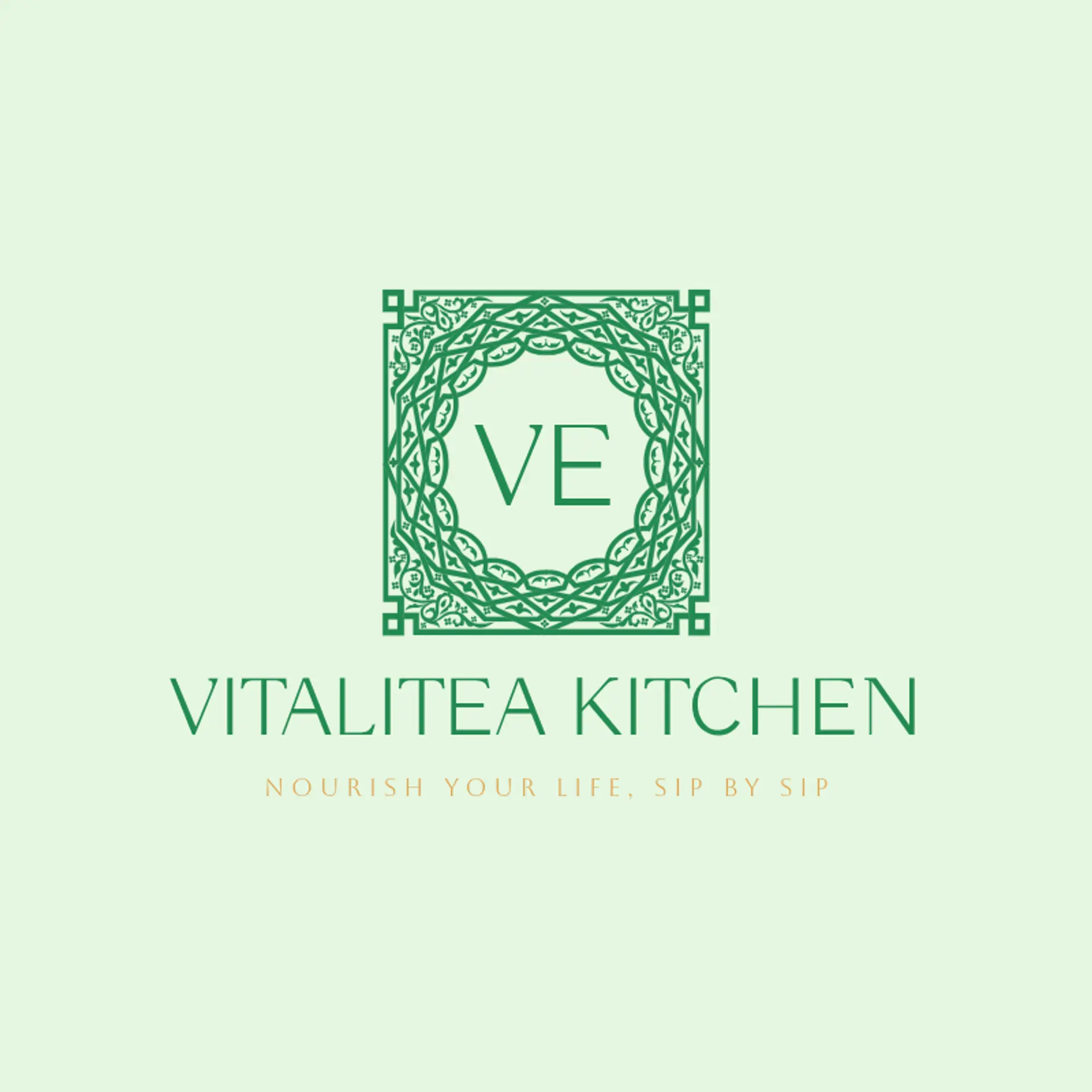 Green Fork Café logo for healthy restaurant