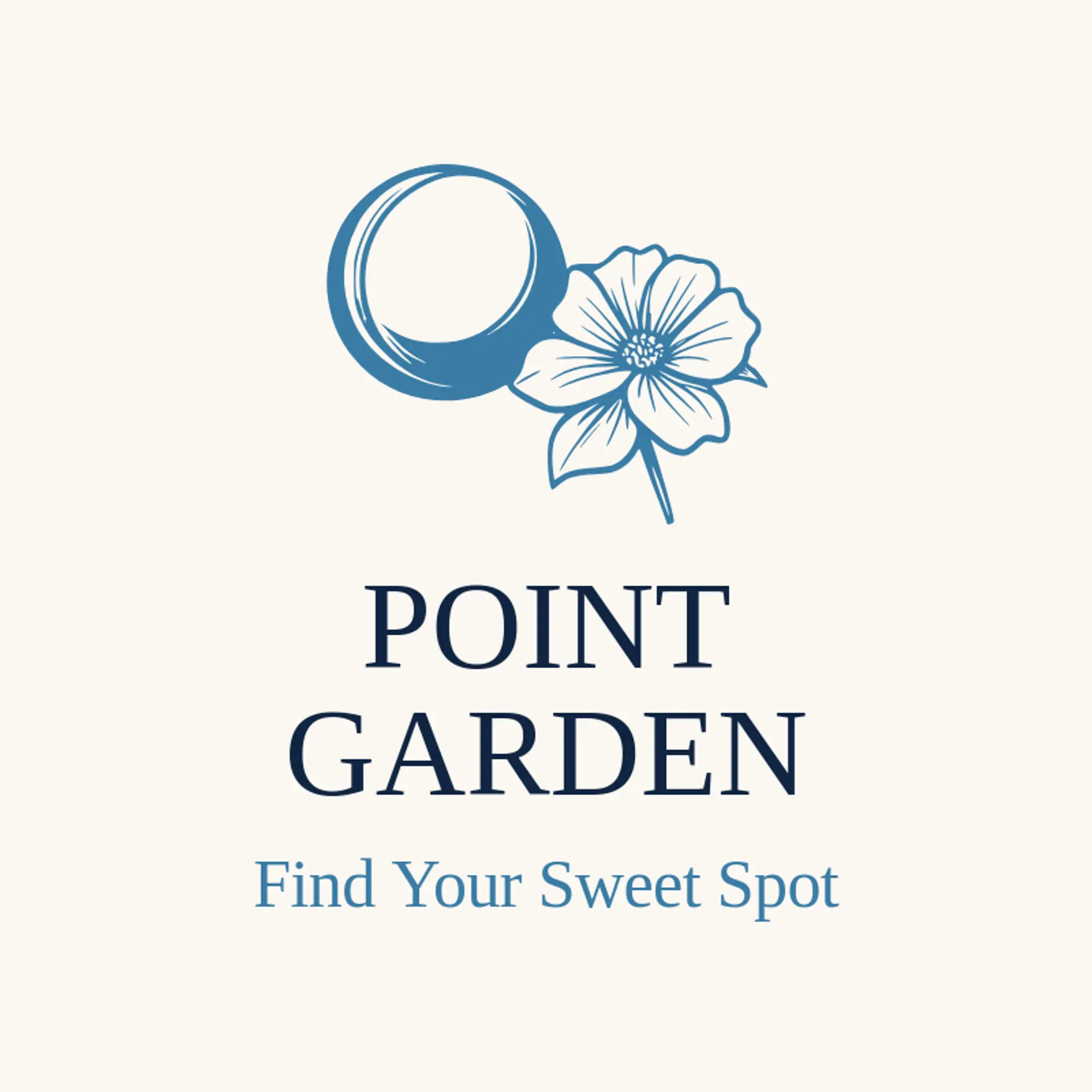 Point Garden logo for ping pong