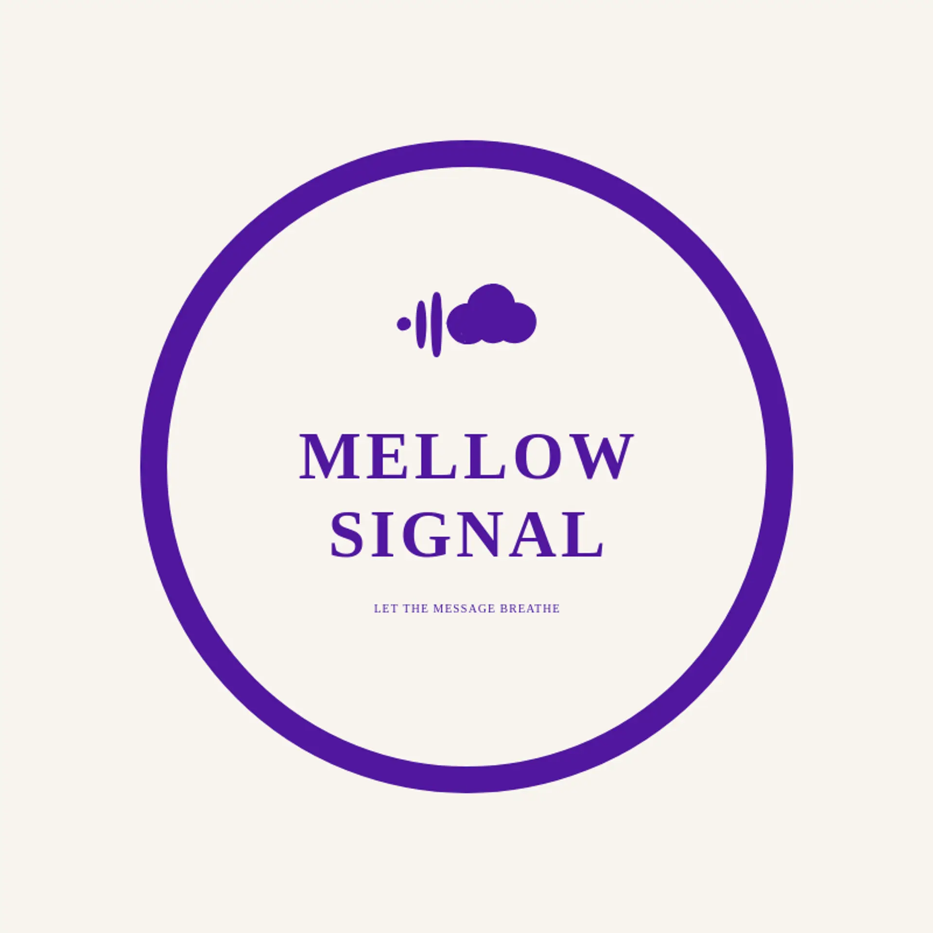 Mellow Signal logo for voice