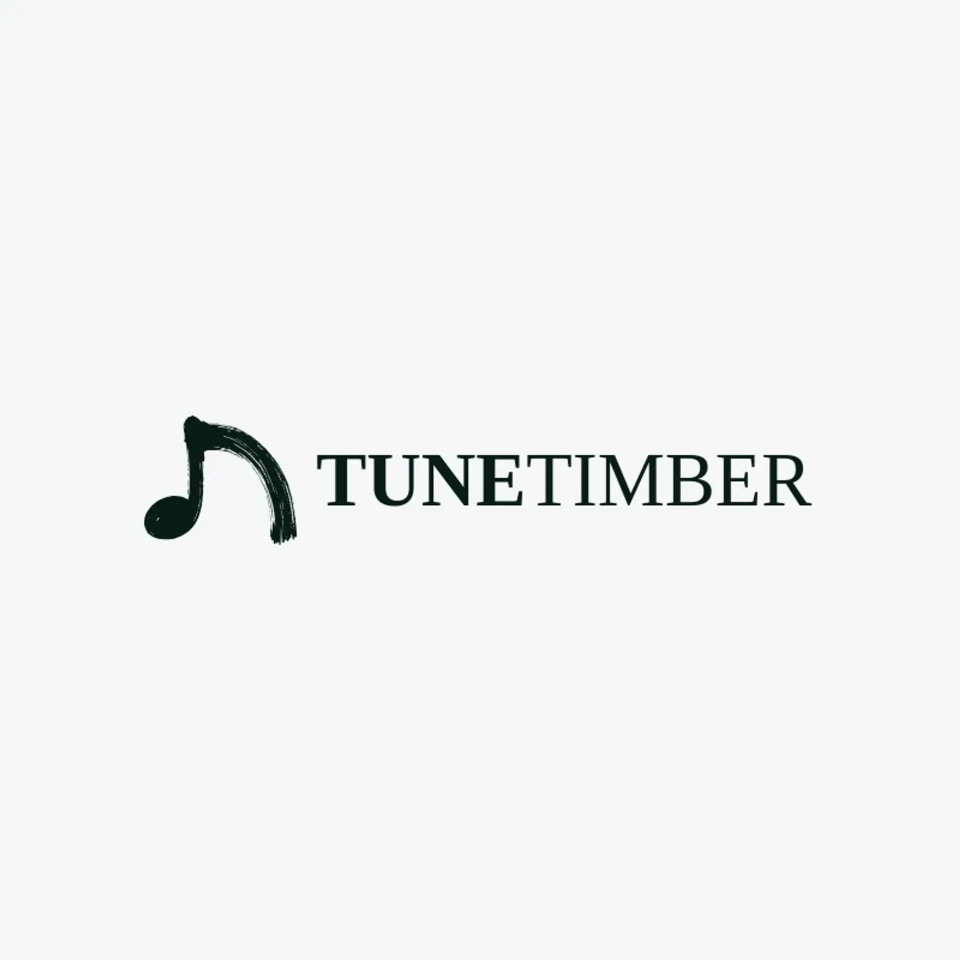 Tune Timber logo for music note