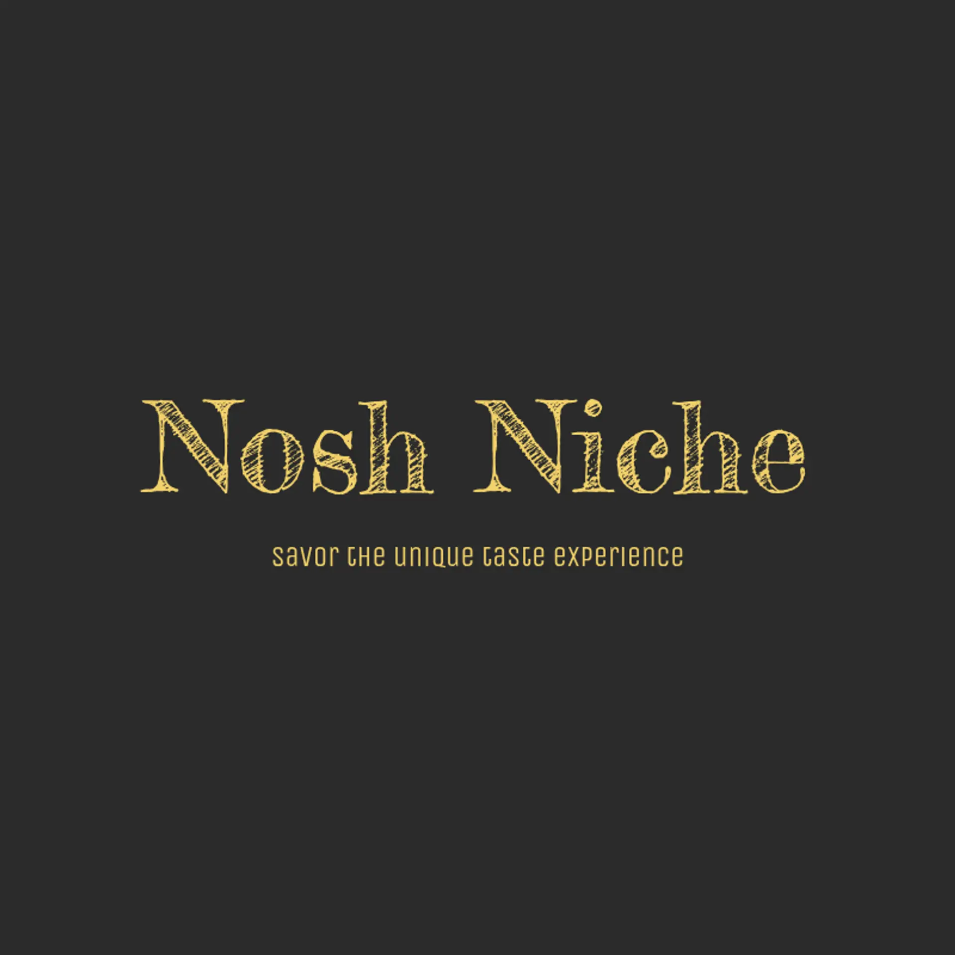 Nosh Niche logo for cool restaurant