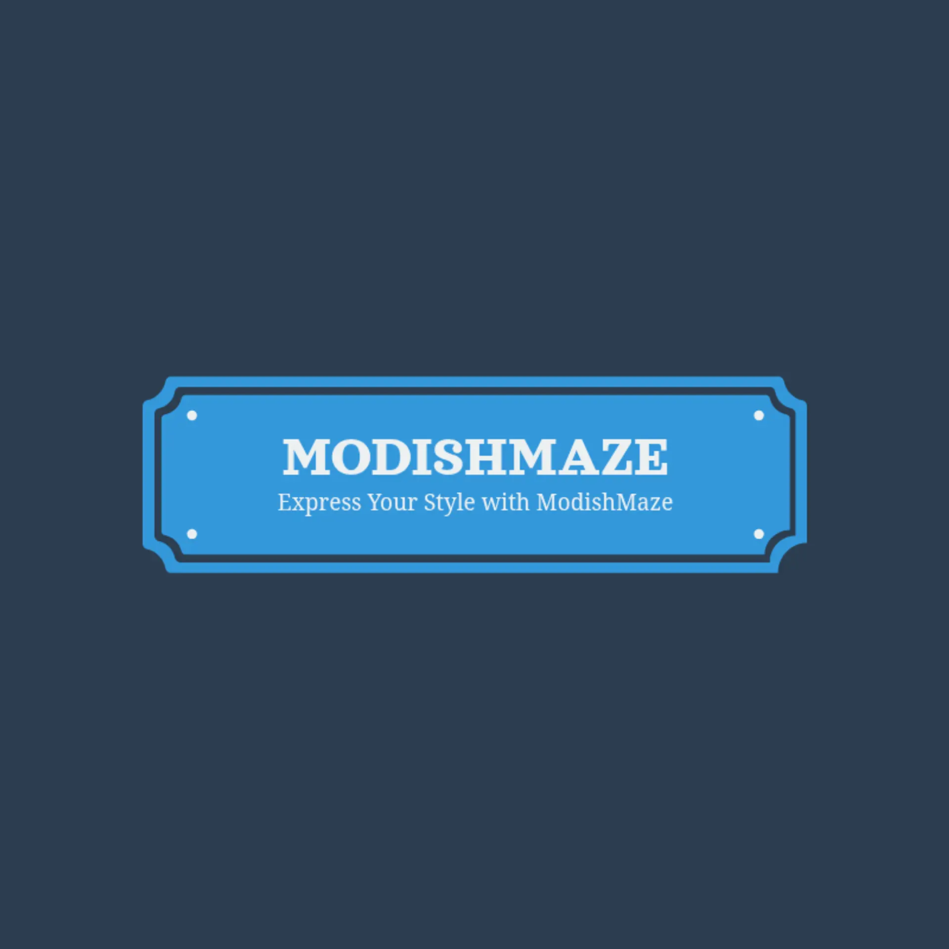 ModishMaze logo for fashion company