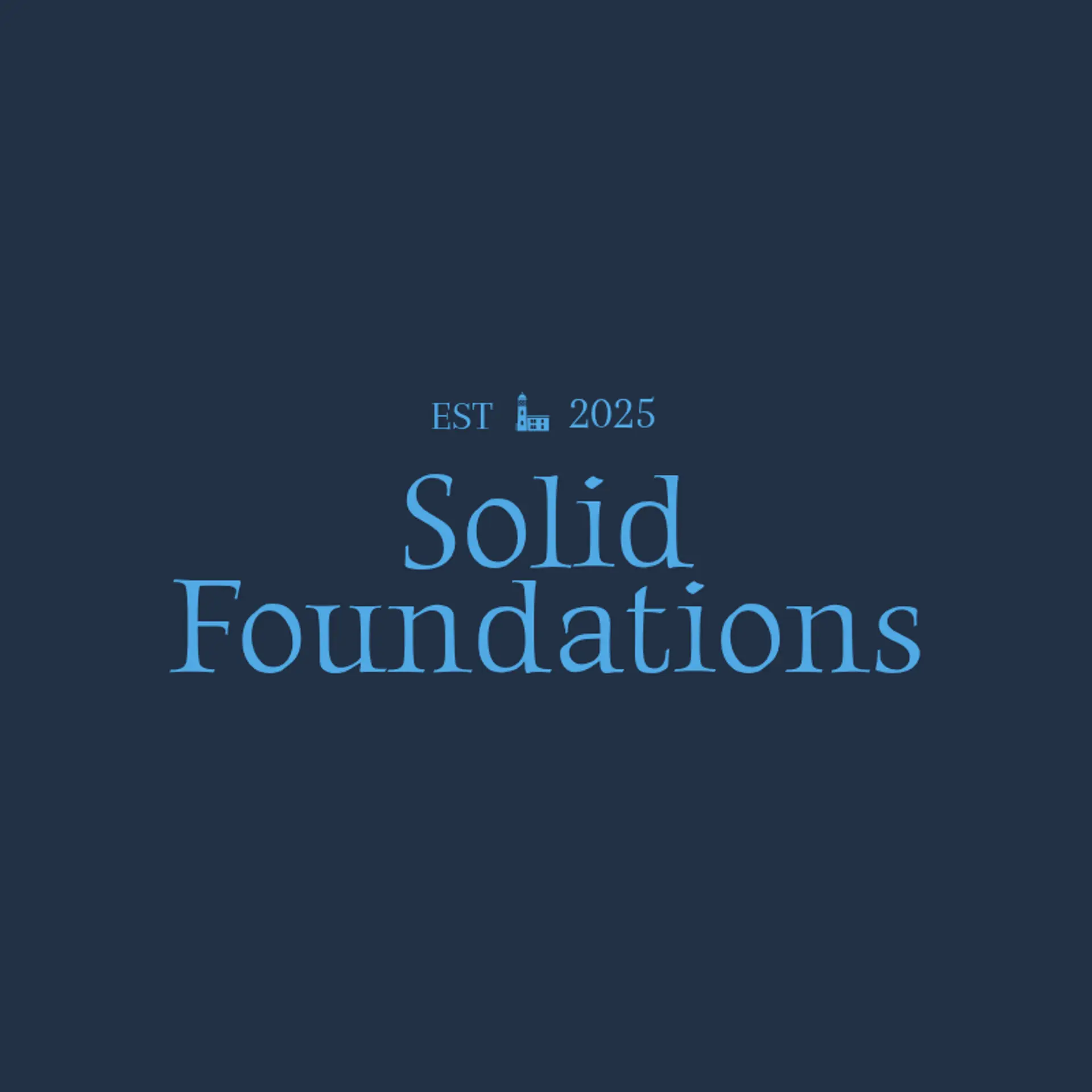 Solid Foundations logo for home construction