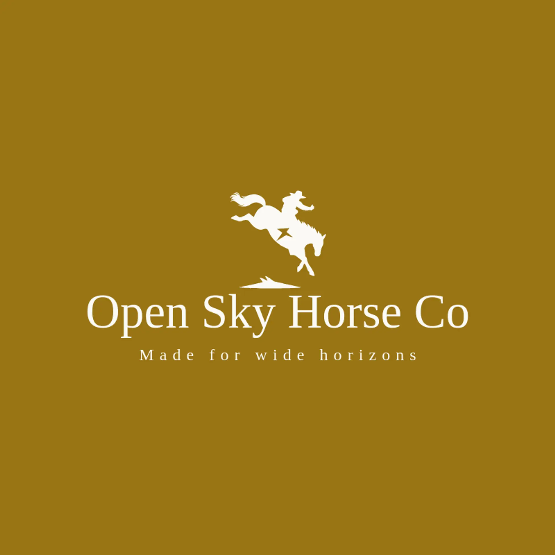 Open Sky Horse Co logo for bronco