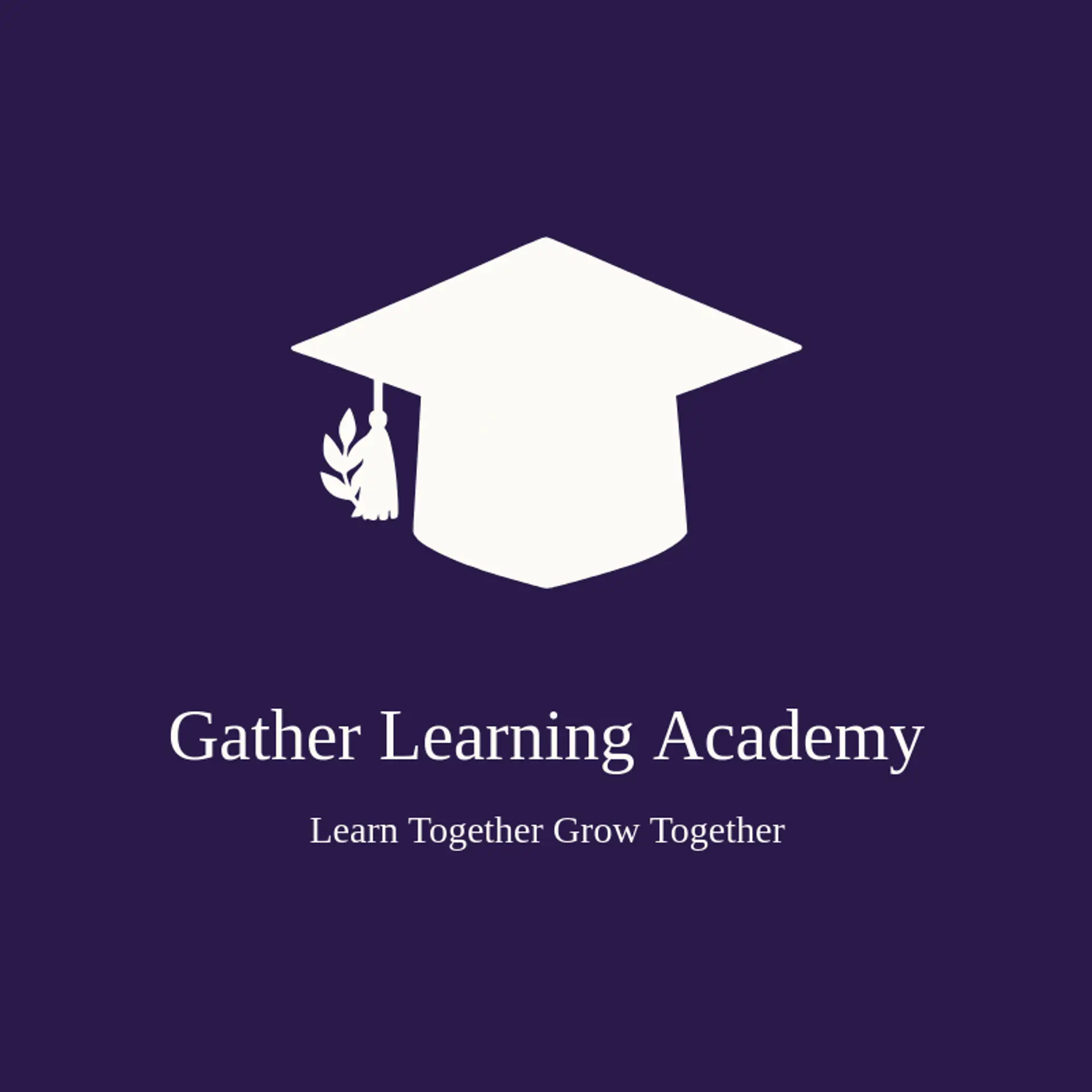 Gather Learning Academy logo for academy