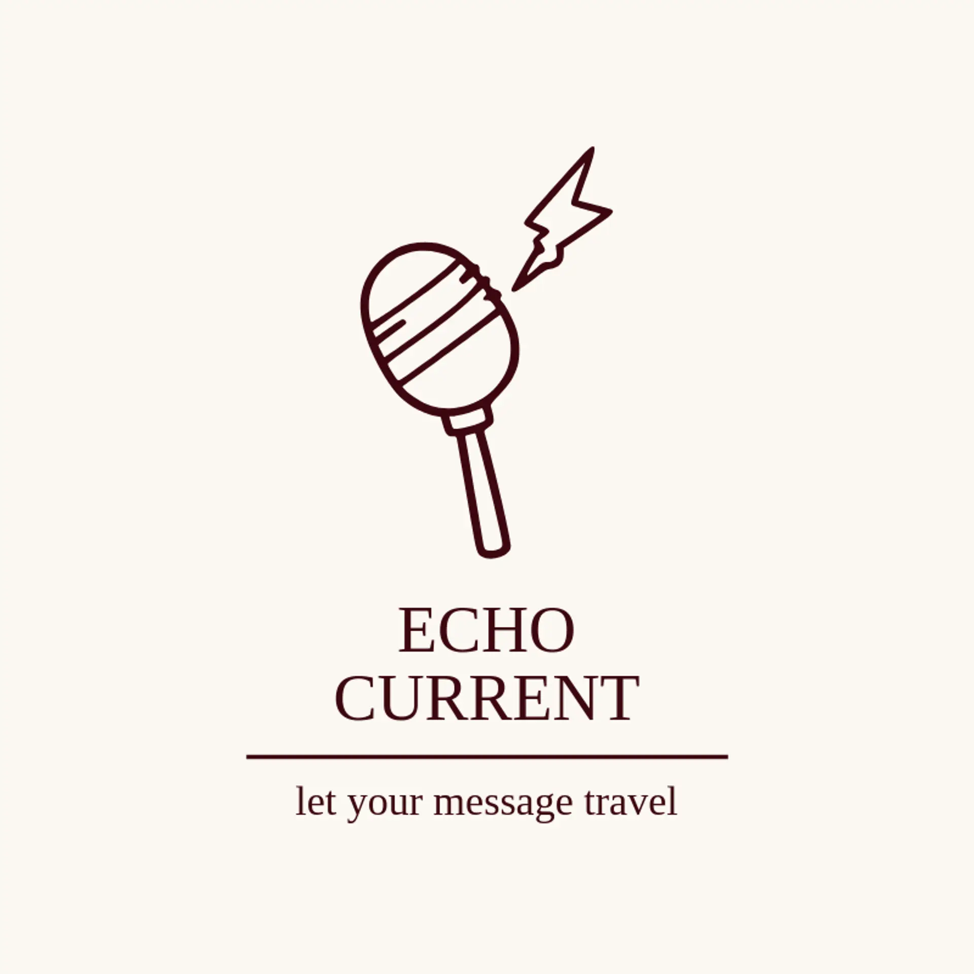 Echo Current logo for stream