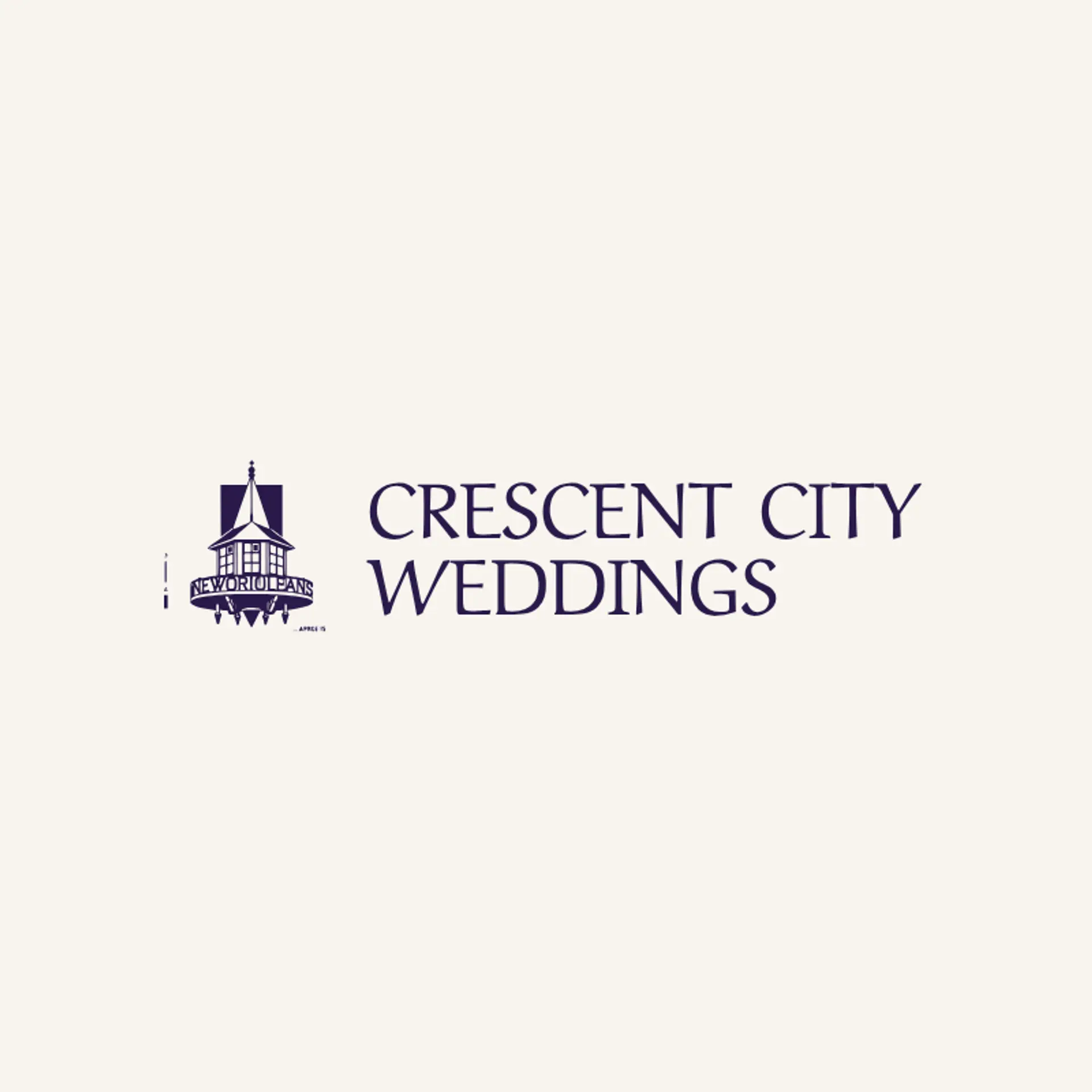 Crescent City Weddings logo for new orleans